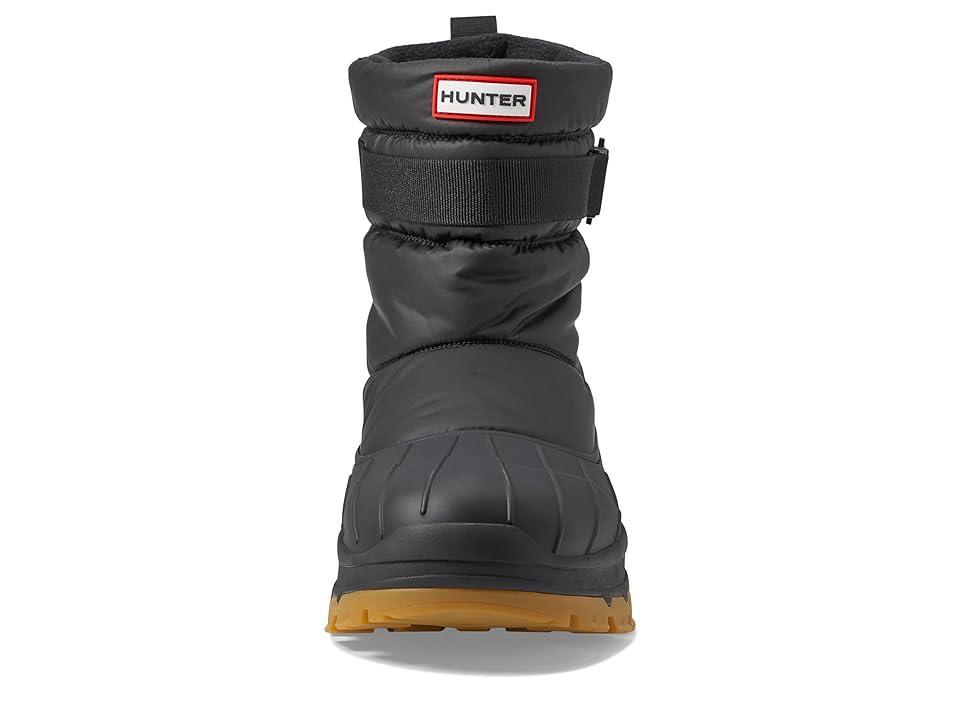 Hunter Intrepid Short Buckle Snow Boot (Black/Natural Gum) Men's Shoes Product Image