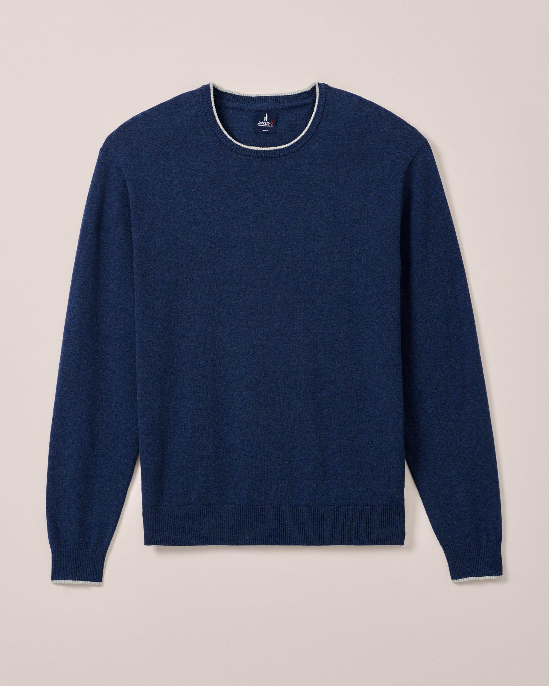 Wren Plaited Cotton Blend Crewneck Sweater Male Product Image