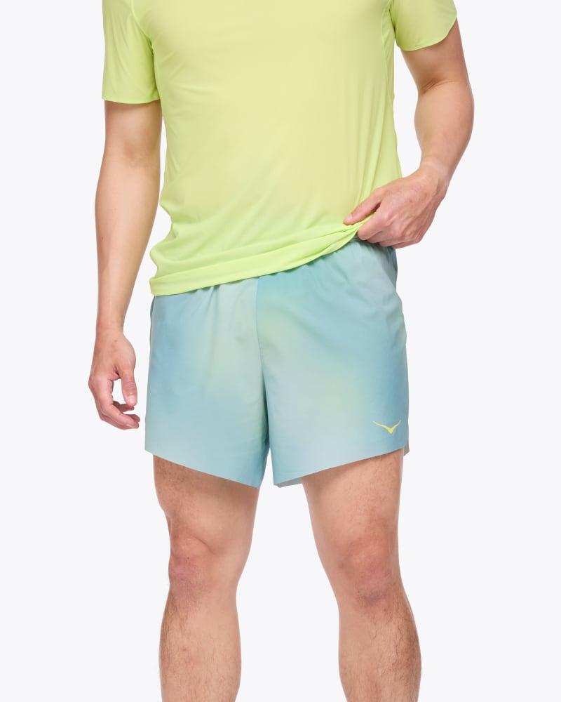 HOKA Men's Glide 5" Short w/Brief in Outer Space, Size XL Product Image