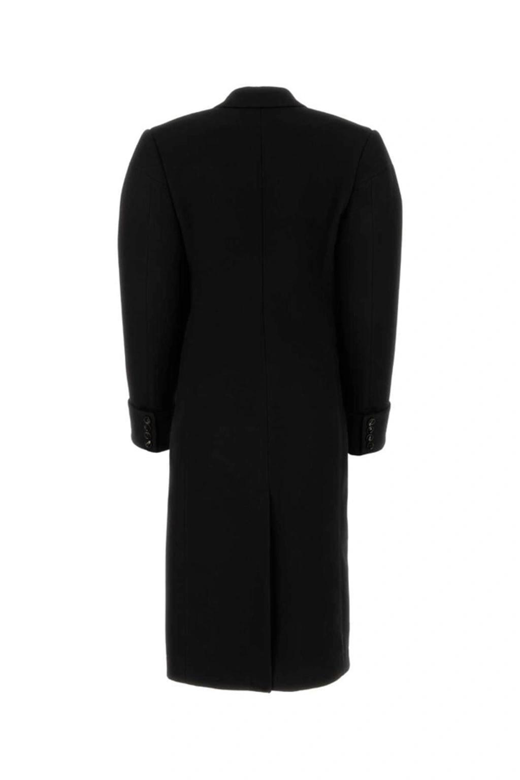 BOTTEGA VENETA Double Breasted Trench Coat In Black Product Image