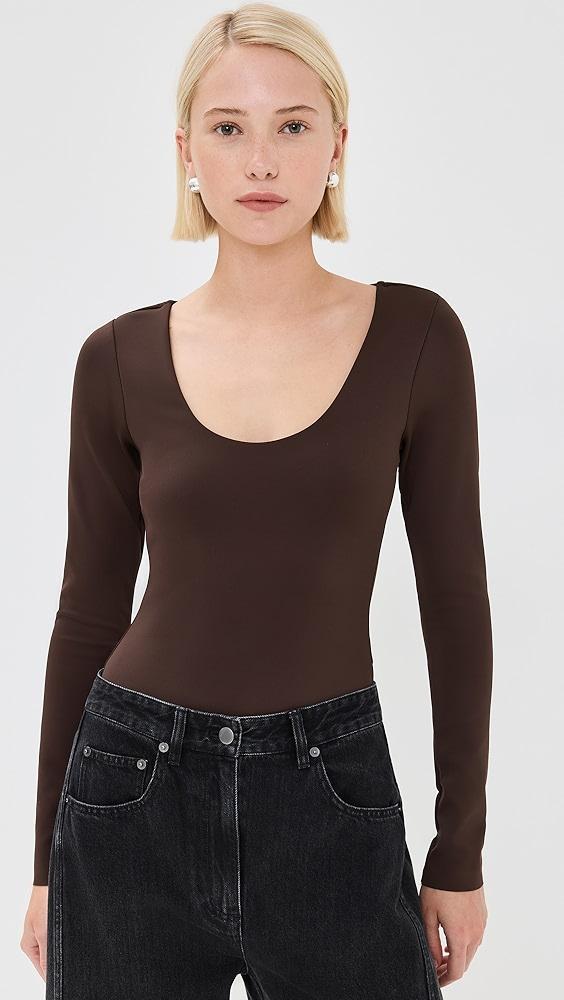 Good American Scuba Scoop Thong Bodysuit | Shopbop Product Image