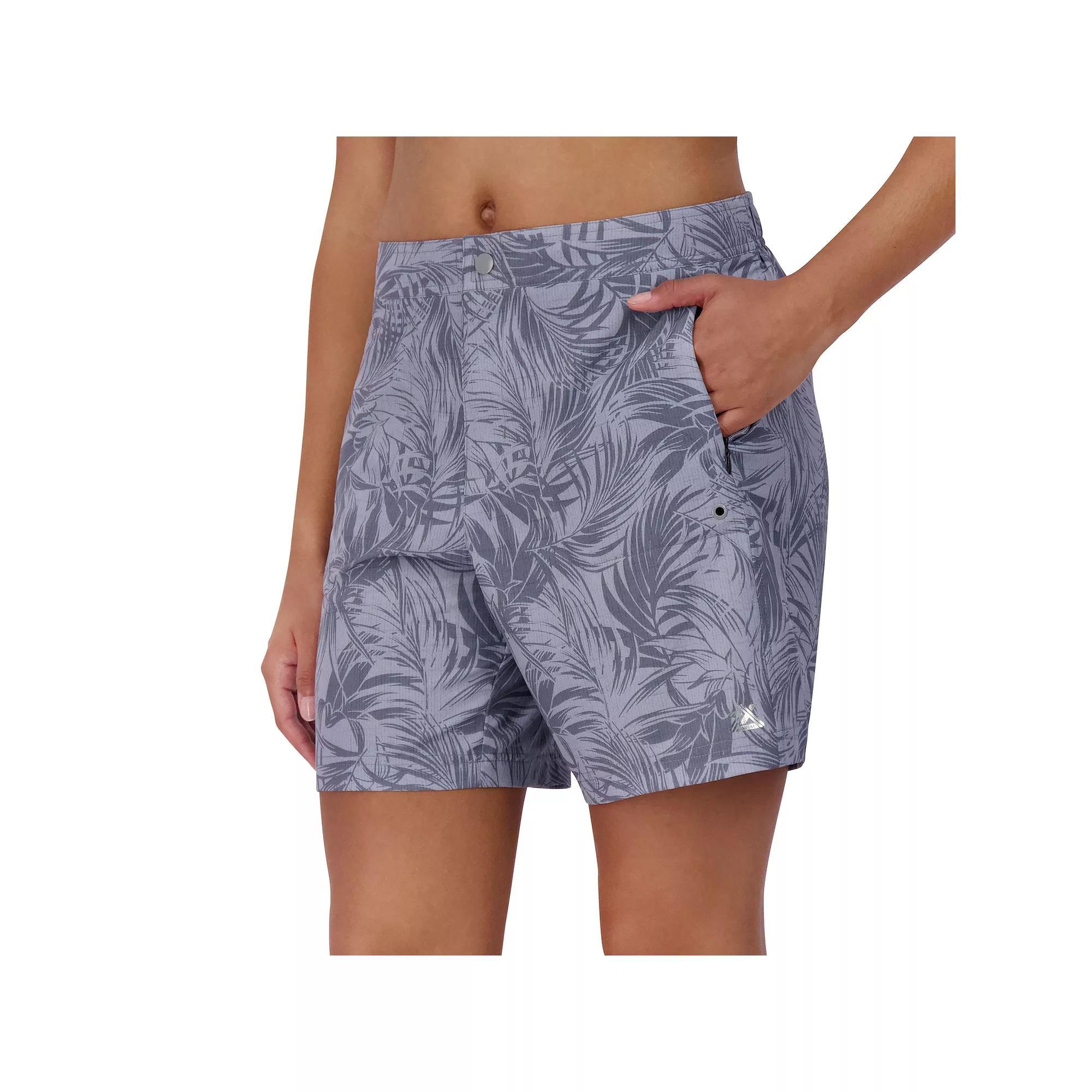 Women's ZeroXposur Paddle Shorts, Size: Large, Grey Flail Product Image