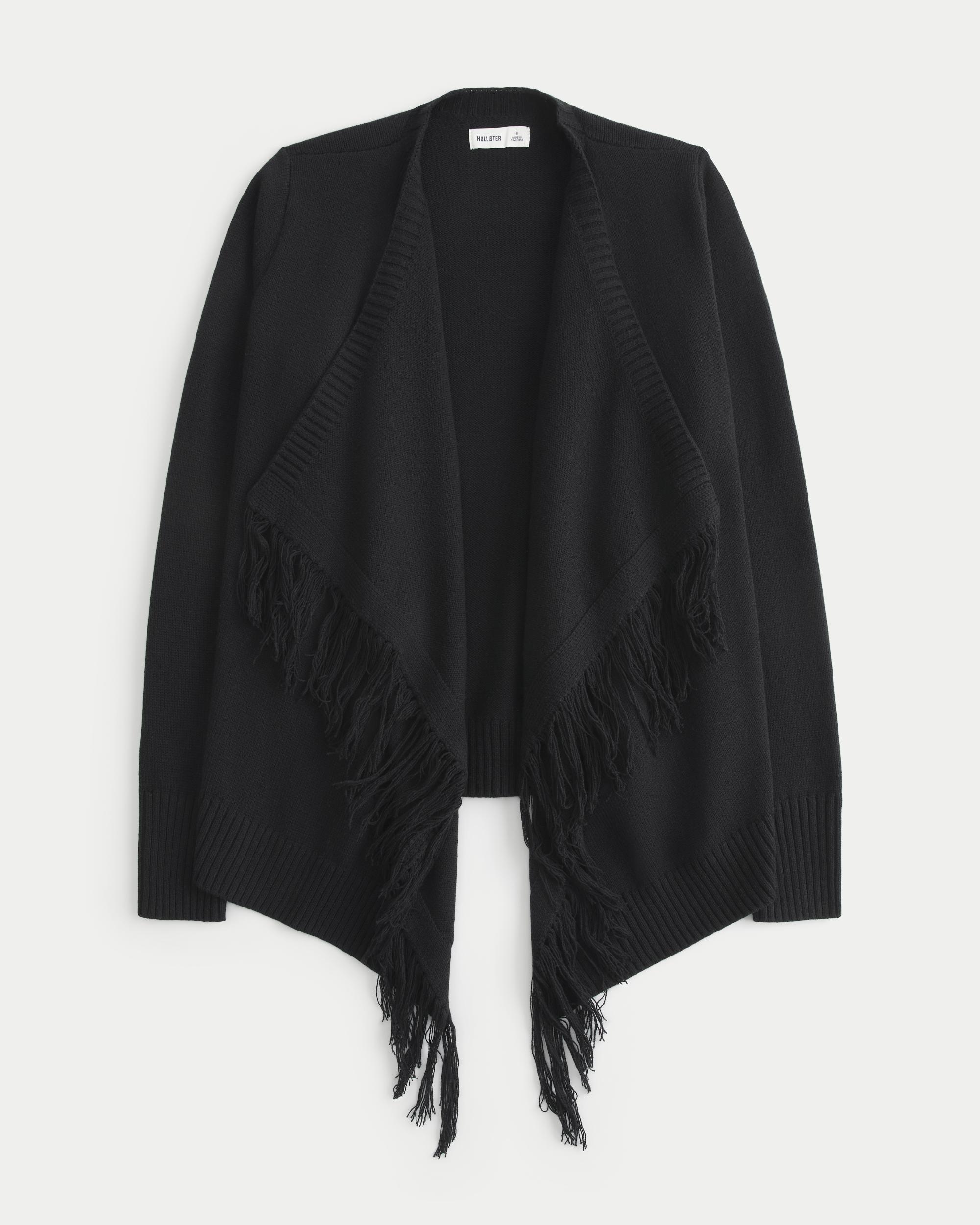 Easy Fringe No-Close Cardigan Product Image