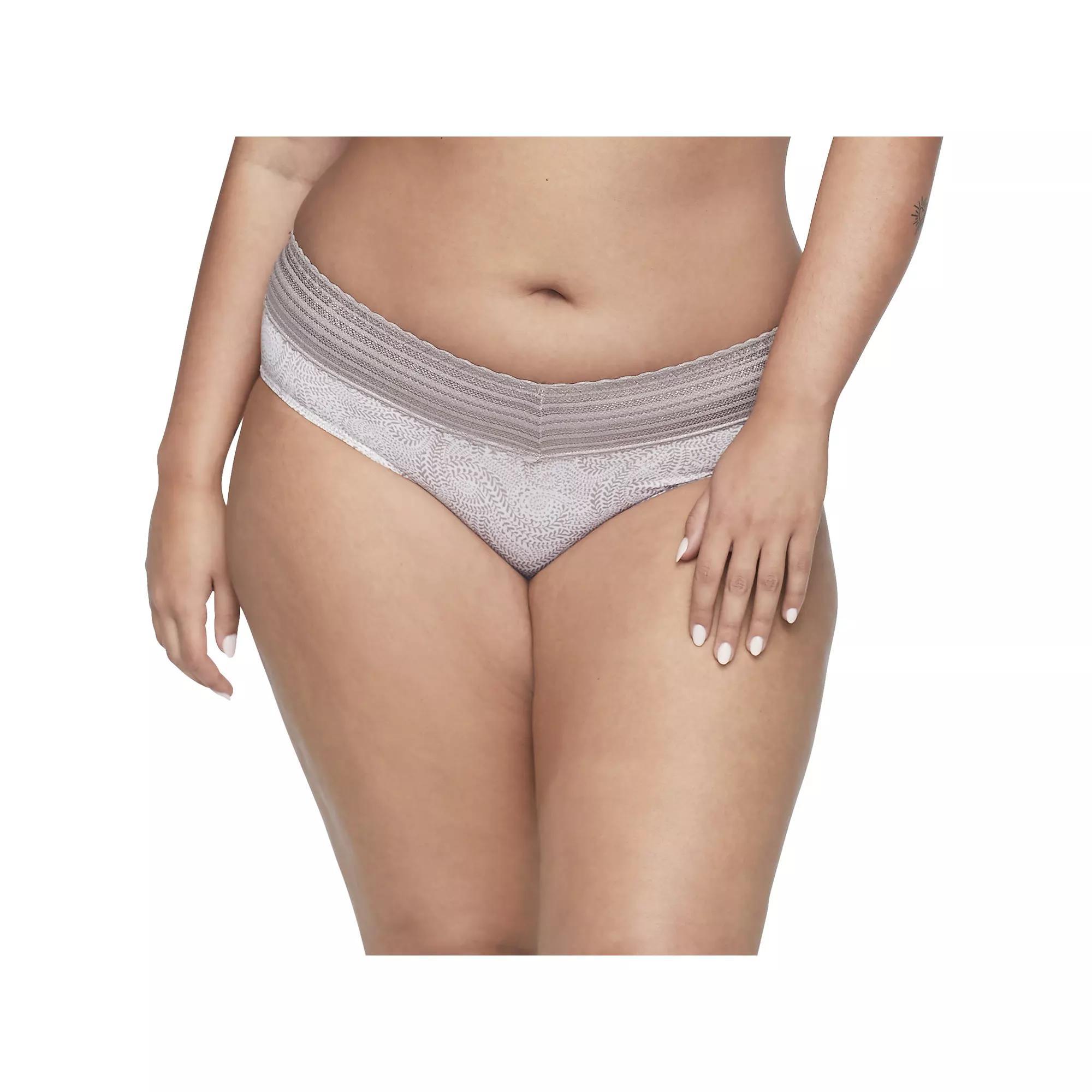Warners No Pinching, No Problems Dig-Free Comfort Waist with Lace Microfiber Hipster 5609J, Womens Product Image