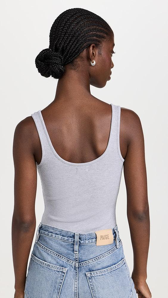 L'AGENCE Nica Scoop Neck Tank Bodysuit | Shopbop Product Image