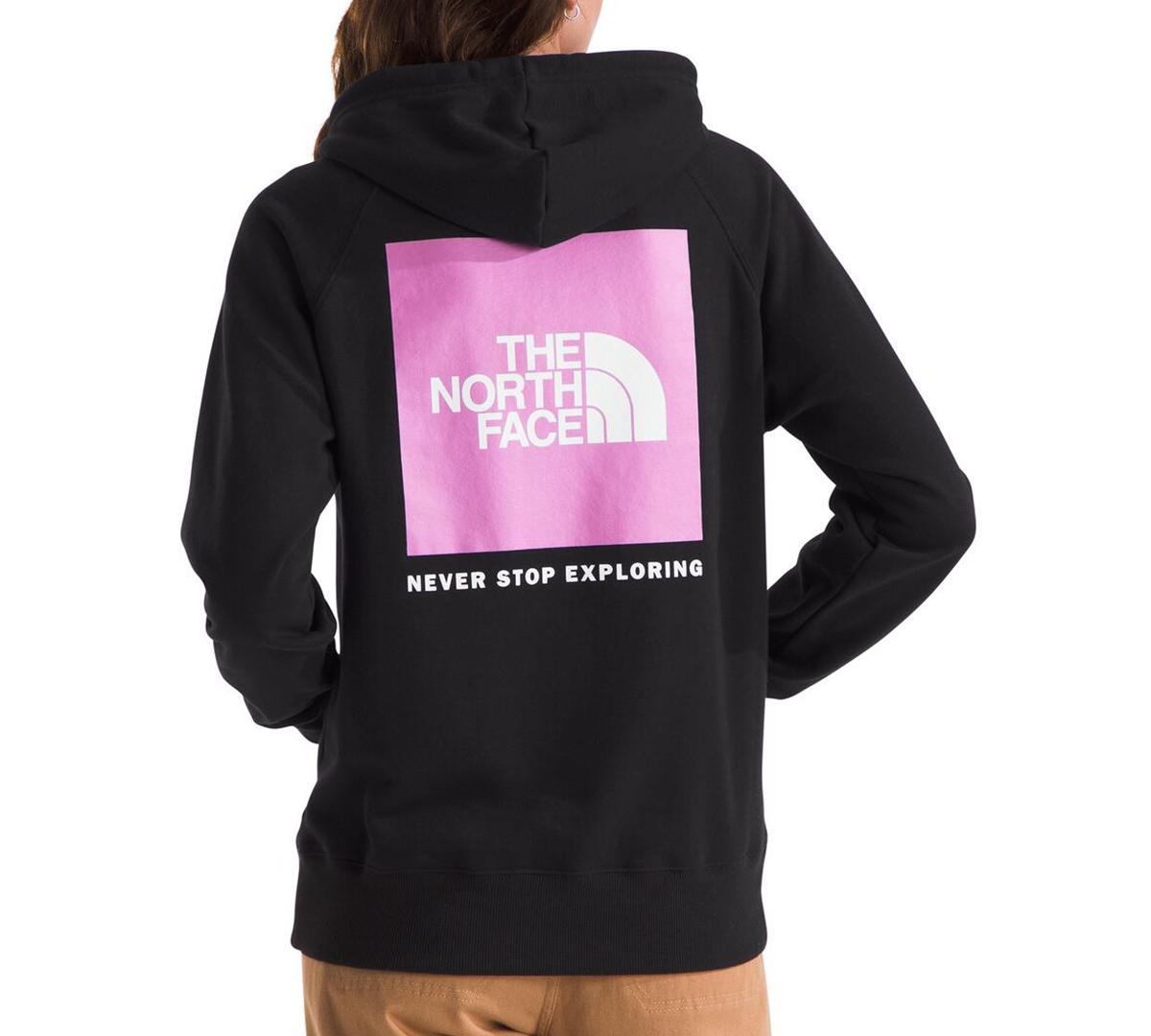 The North Face Box NSE Pullover Hoodie (TNF /Dragonfruit) Women's Sweatshirt Product Image
