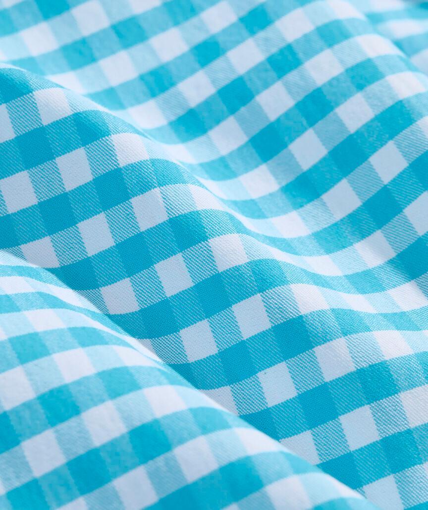 Skysail Gingham Performance Cotton Shirt Product Image