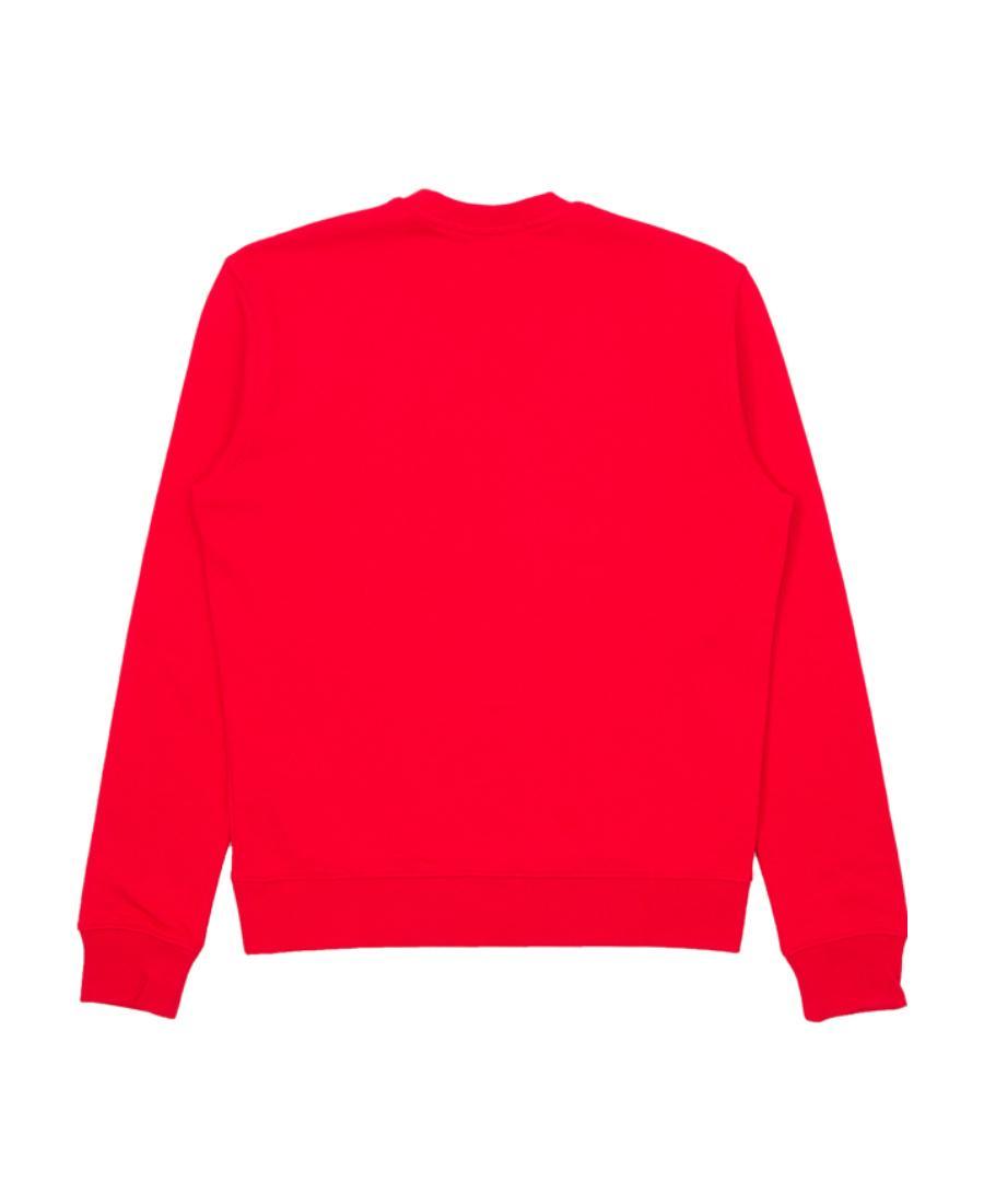 MSGM Logo Hoodie In Red Product Image