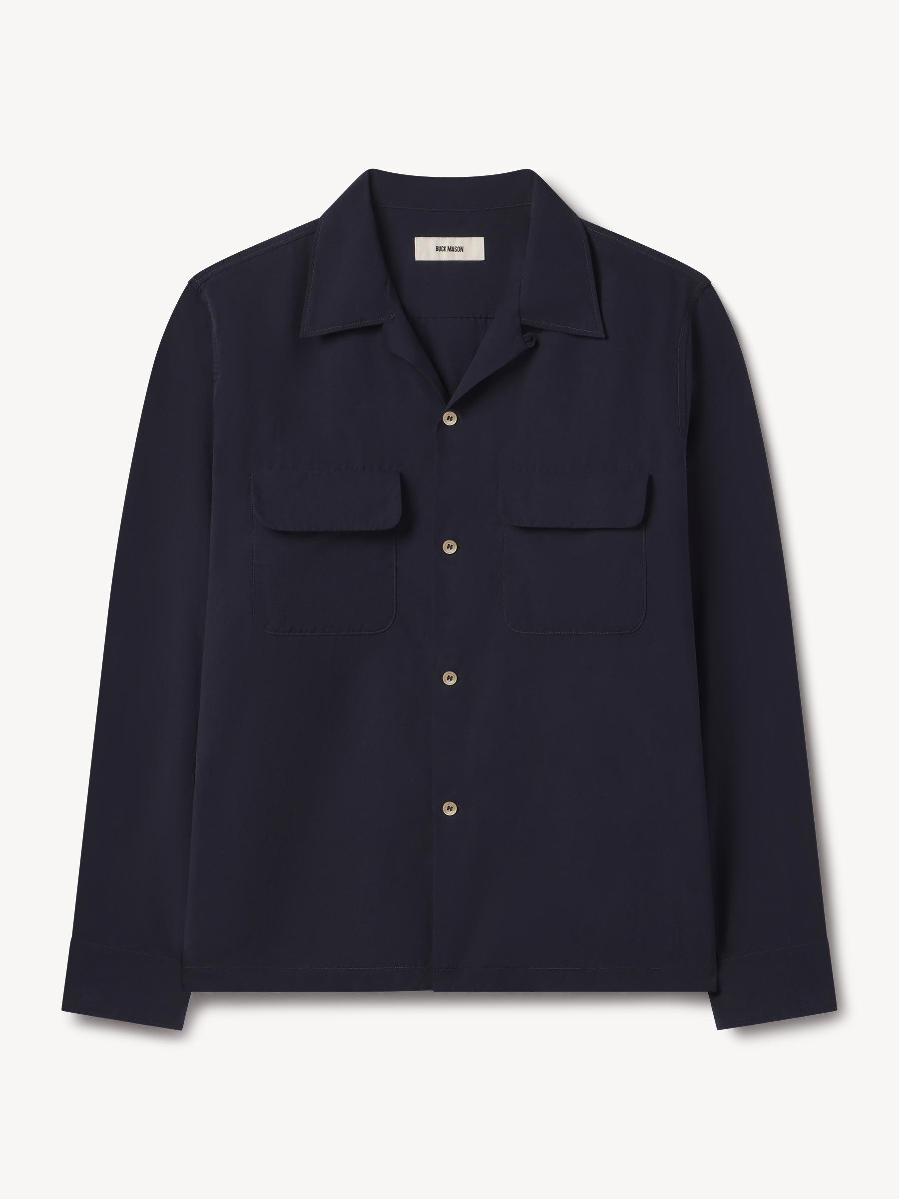 Dark Navy Casita Camp Shirt Product Image