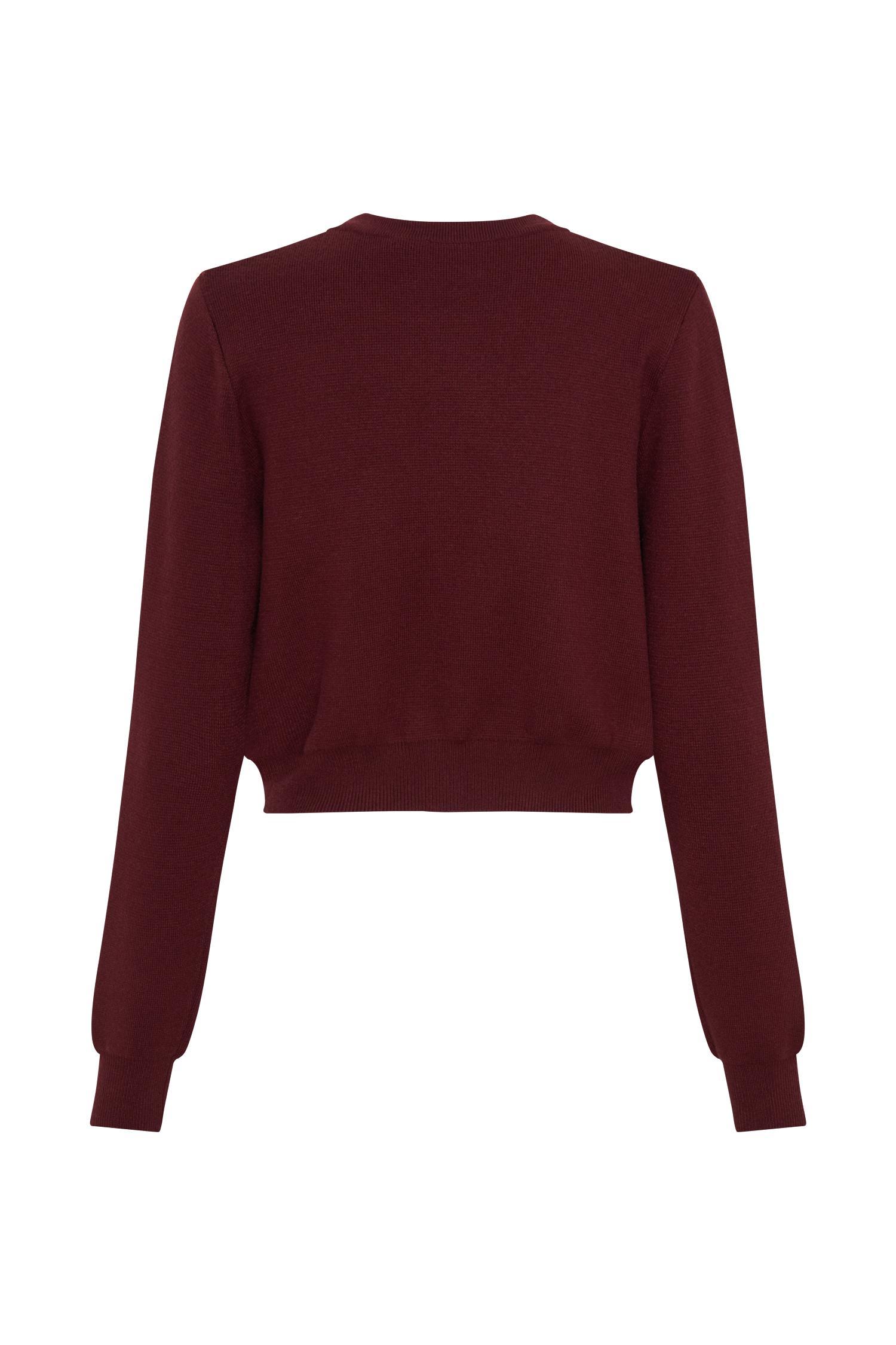 Tabitha Knit Cardigan - Merlot Product Image