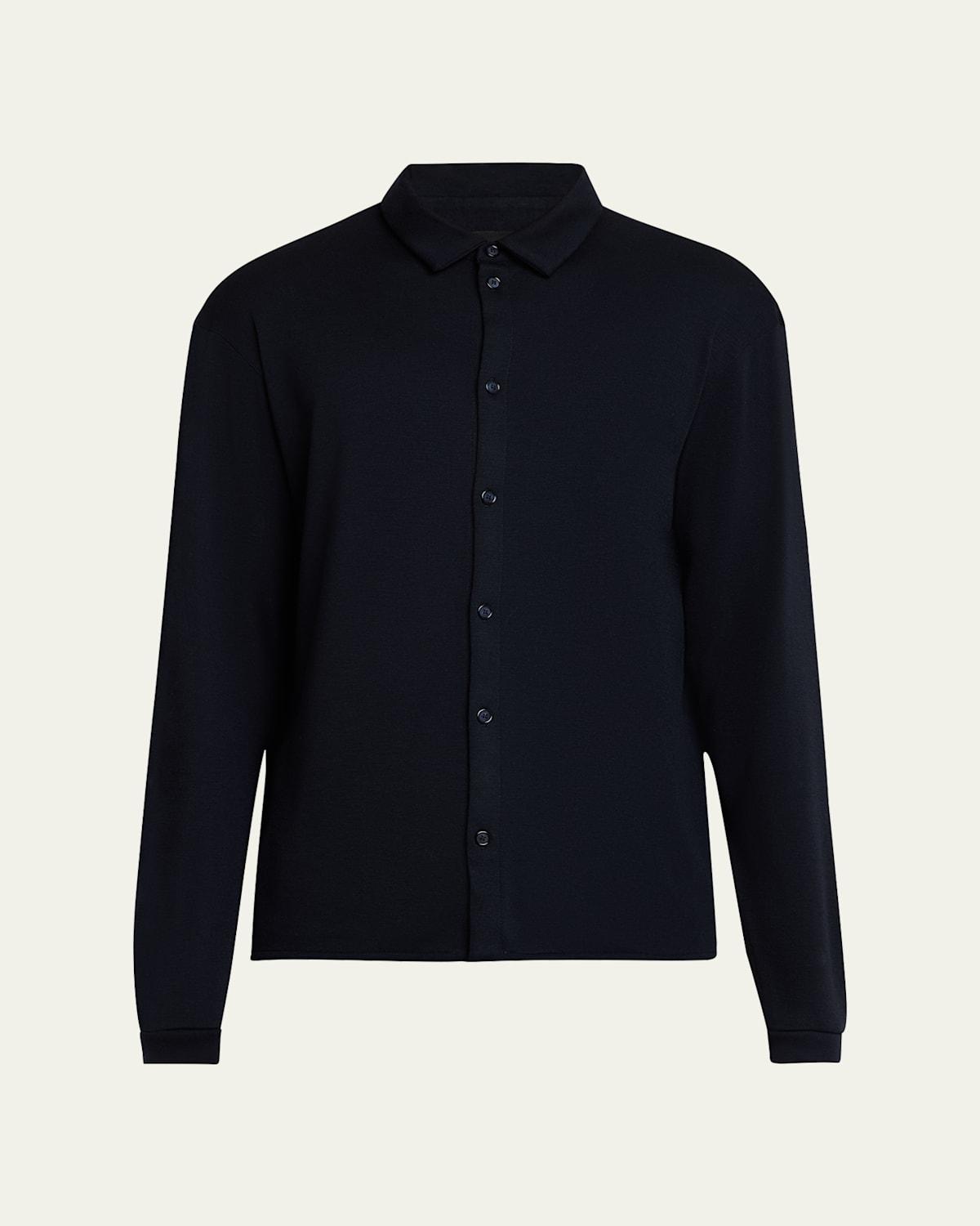 Mens Button-Front Cashmere Shirt Product Image