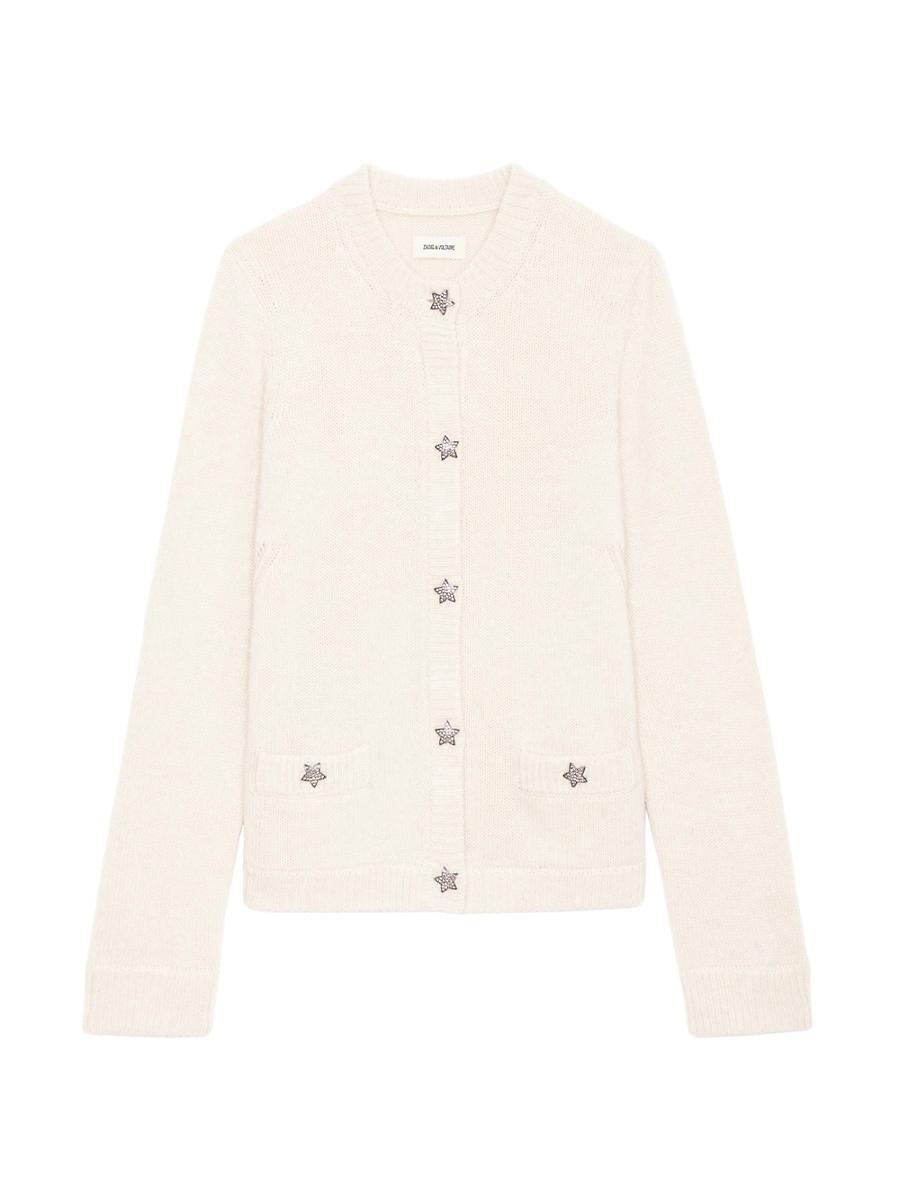 Womens Marcya Bijoux Cashmere Cardigan Product Image