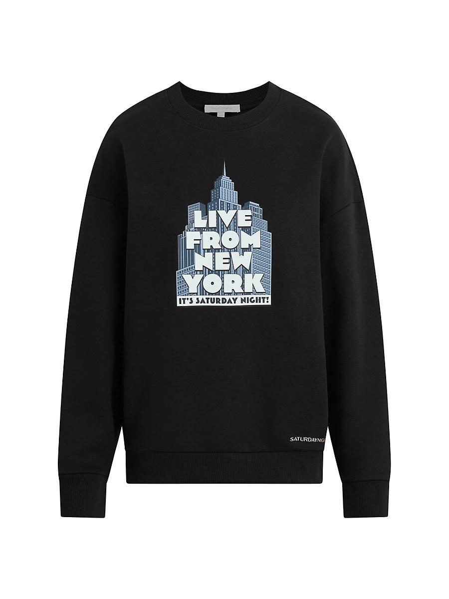 Womens Favorite Daughter x SNL Live From NY Sweatshirt Product Image