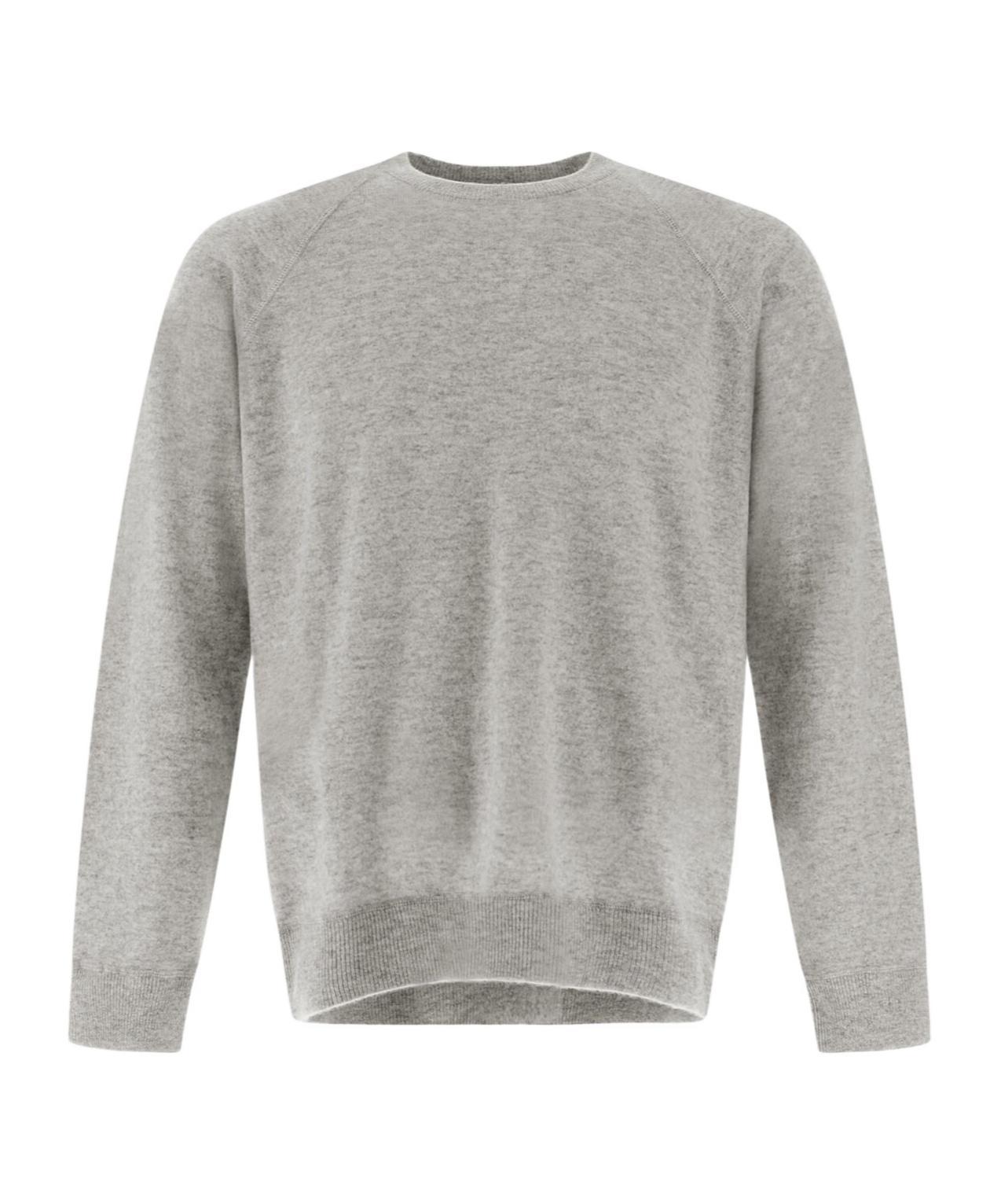 HERNO Long-sleeve Cashmere Jumper In Gray Product Image