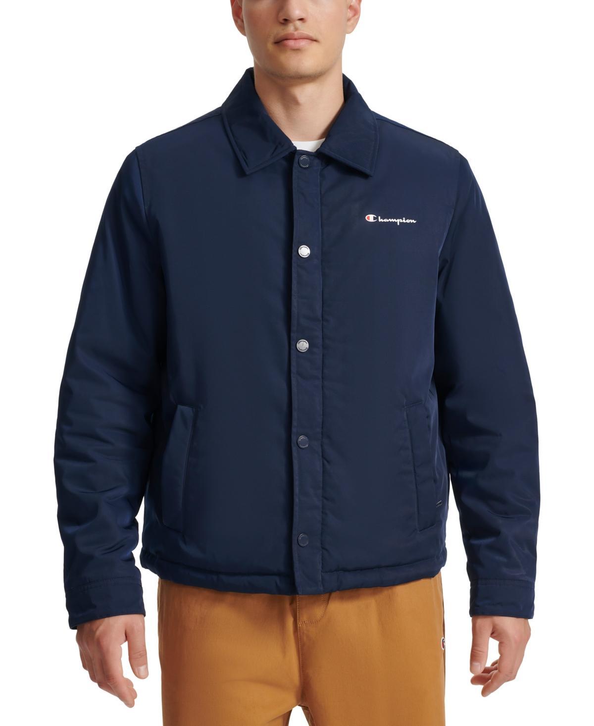 Men's Champion® Coaches Jacket, Size: Large, Black Product Image