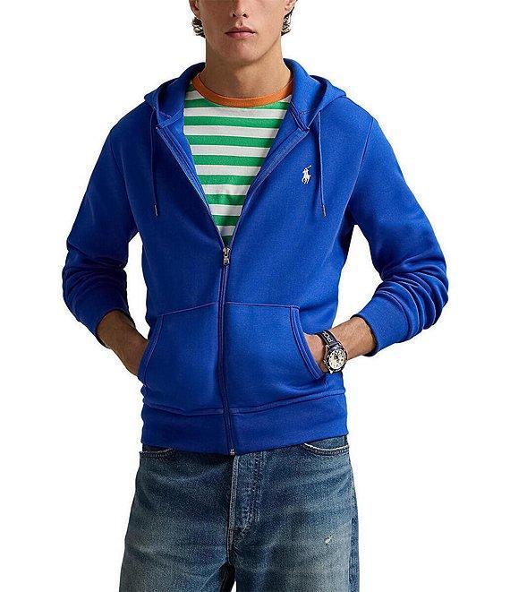 Polo Ralph Lauren Big & Tall Double-Knit Solid Full-Zip Hoodie Product Image