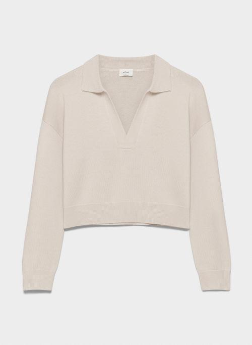 clara merino wool waist sweater Product Image