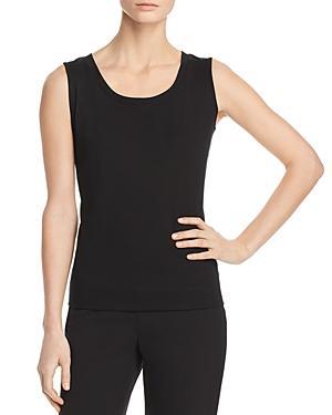Stretch Cotton Scoop Neck Tank Product Image
