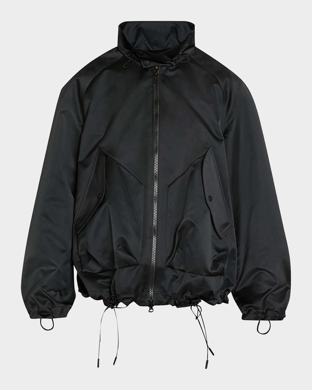 Mens Drawstring Harrington Jacket Product Image