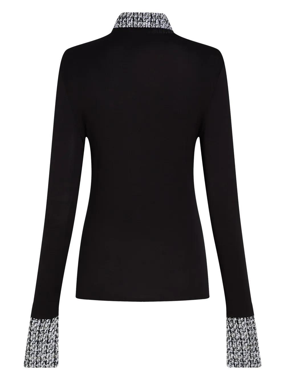 boucl� polo shirt Product Image