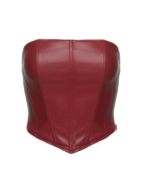 Batesville Strapless Top Red Product Image