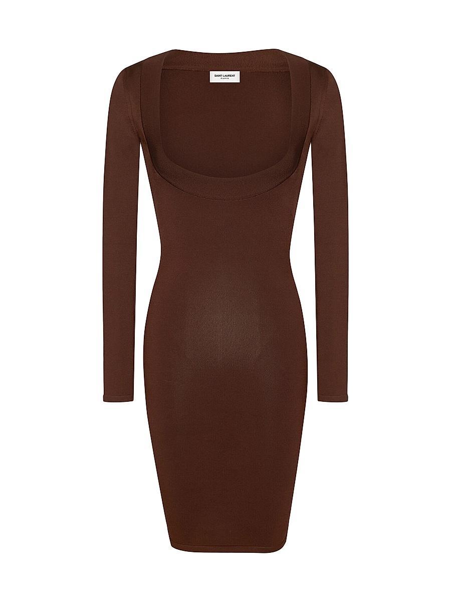 Womens Dcollet Dress in Knit Product Image