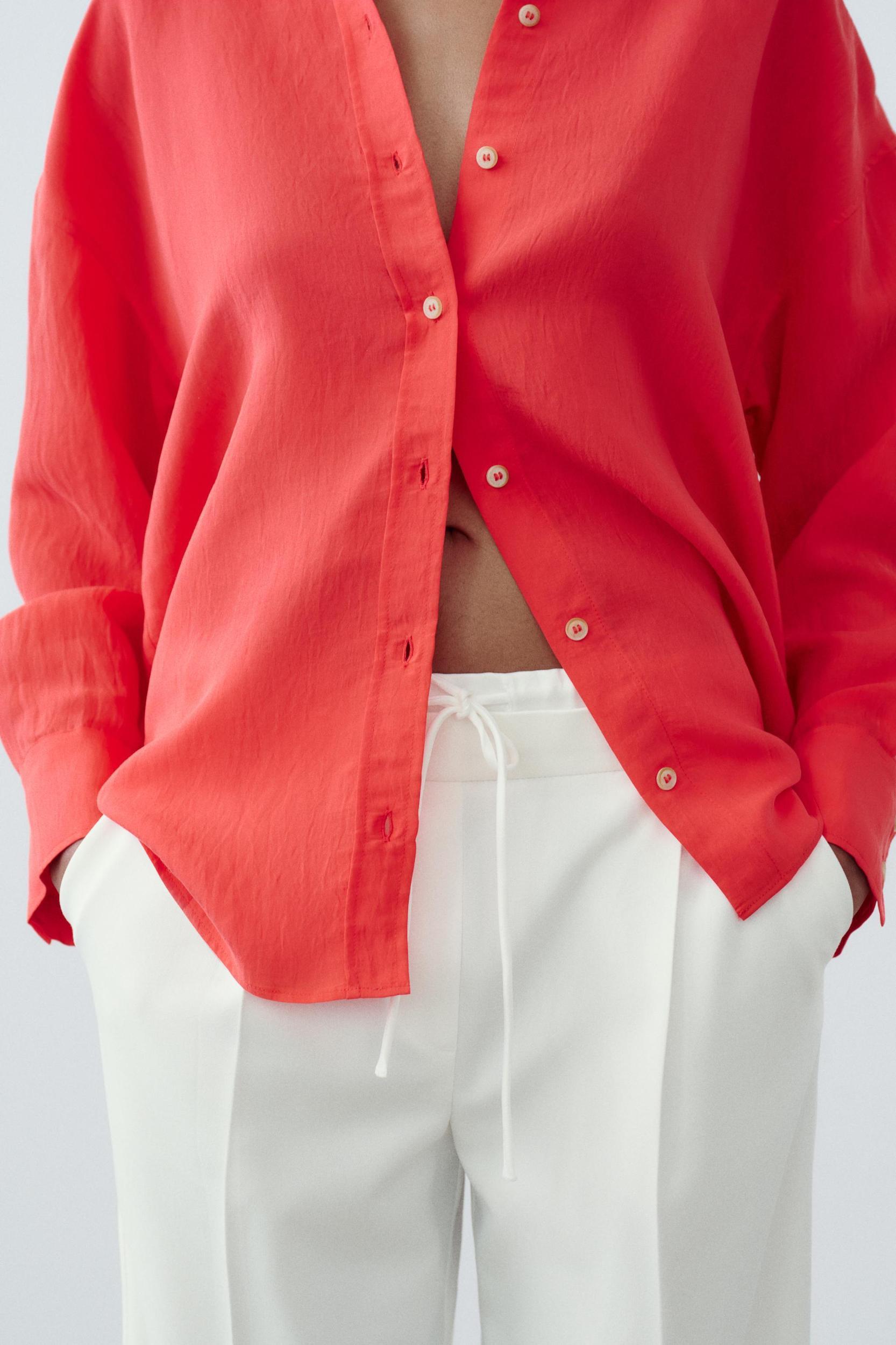 DOUBLE WAIST WIDE LEG PANTS Product Image