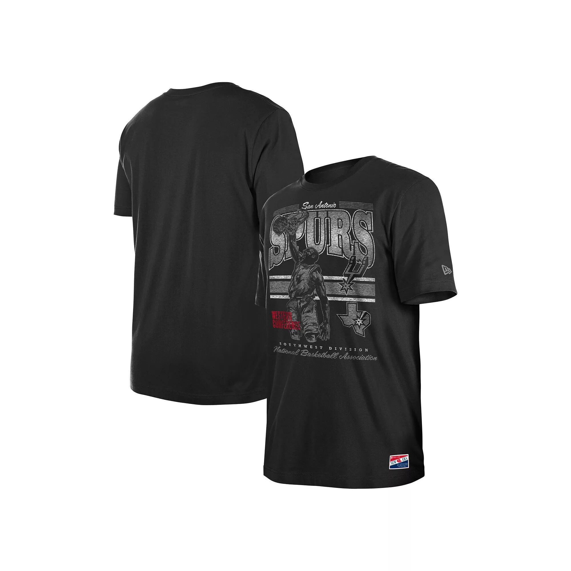 Men's New Era Navy New Orleans Pelicans Enzyme Wash Oversized T-Shirt, Size: XL, Blue Product Image