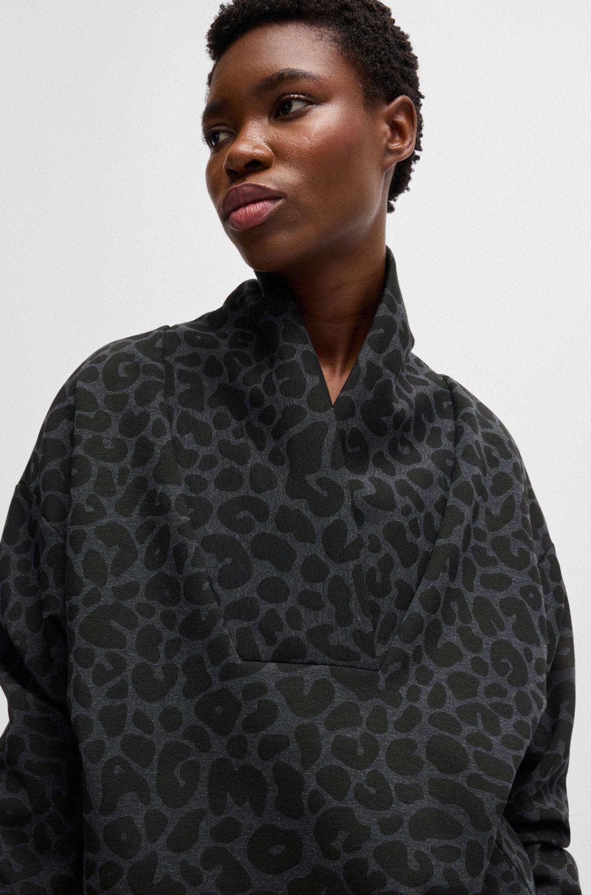 NAOMI x BOSS animal-print sweatshirt with energear™ Product Image