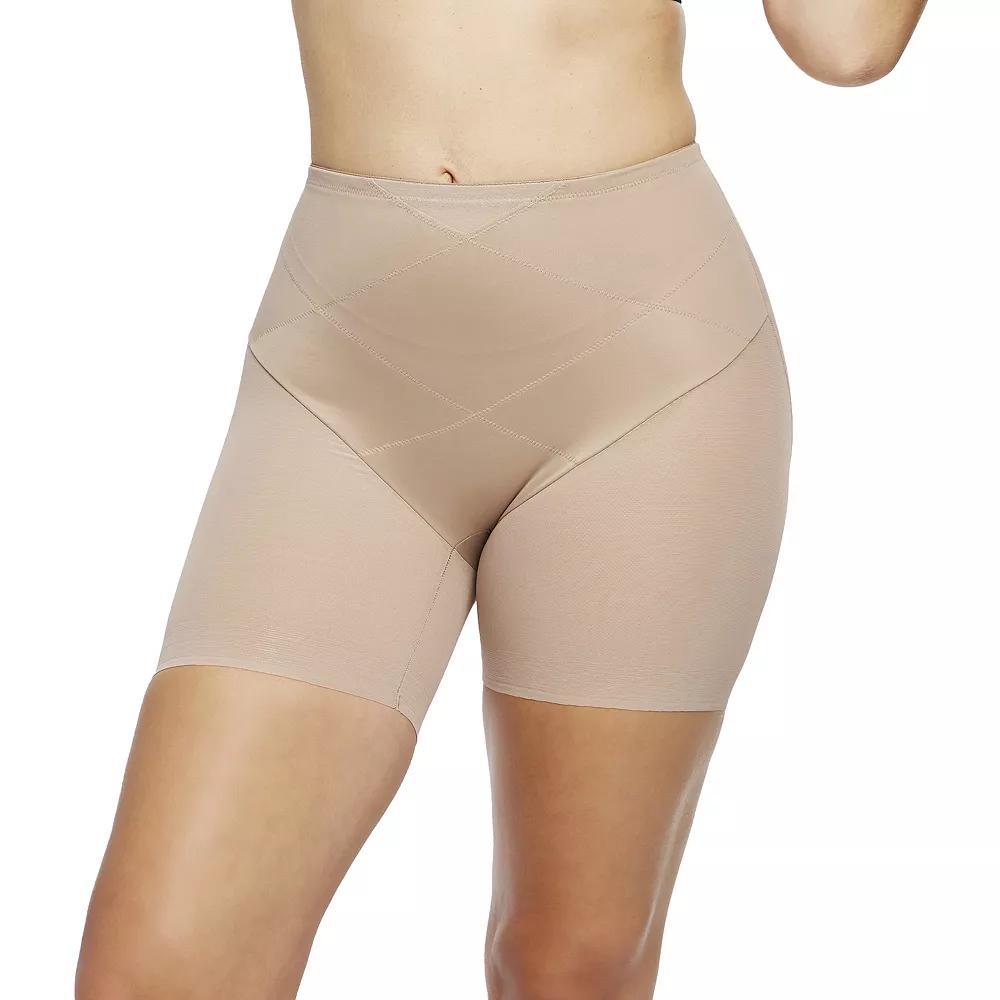 Naomi & Nicole Shapewear Inside Magic Tummy Tuck Waistline Mid-Thigh Shorts 7608, Womens Product Image