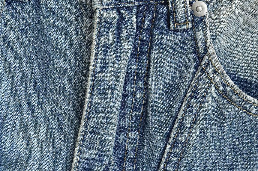 High Waist Washed Wide Leg Jeans Product Image