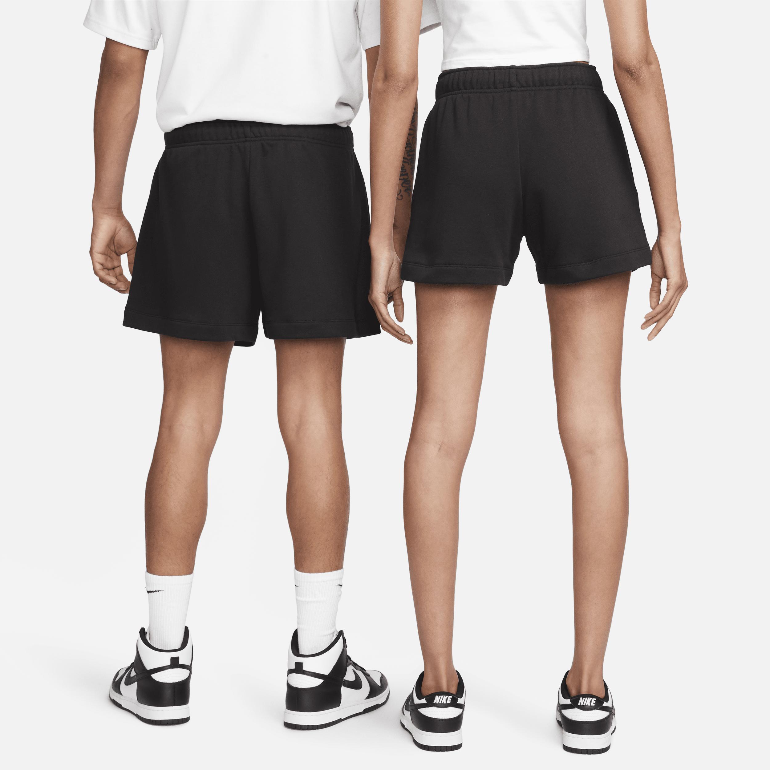 Women's Nike Sportswear Club Fleece Midrise Shorts, Size: XXL, Black Product Image