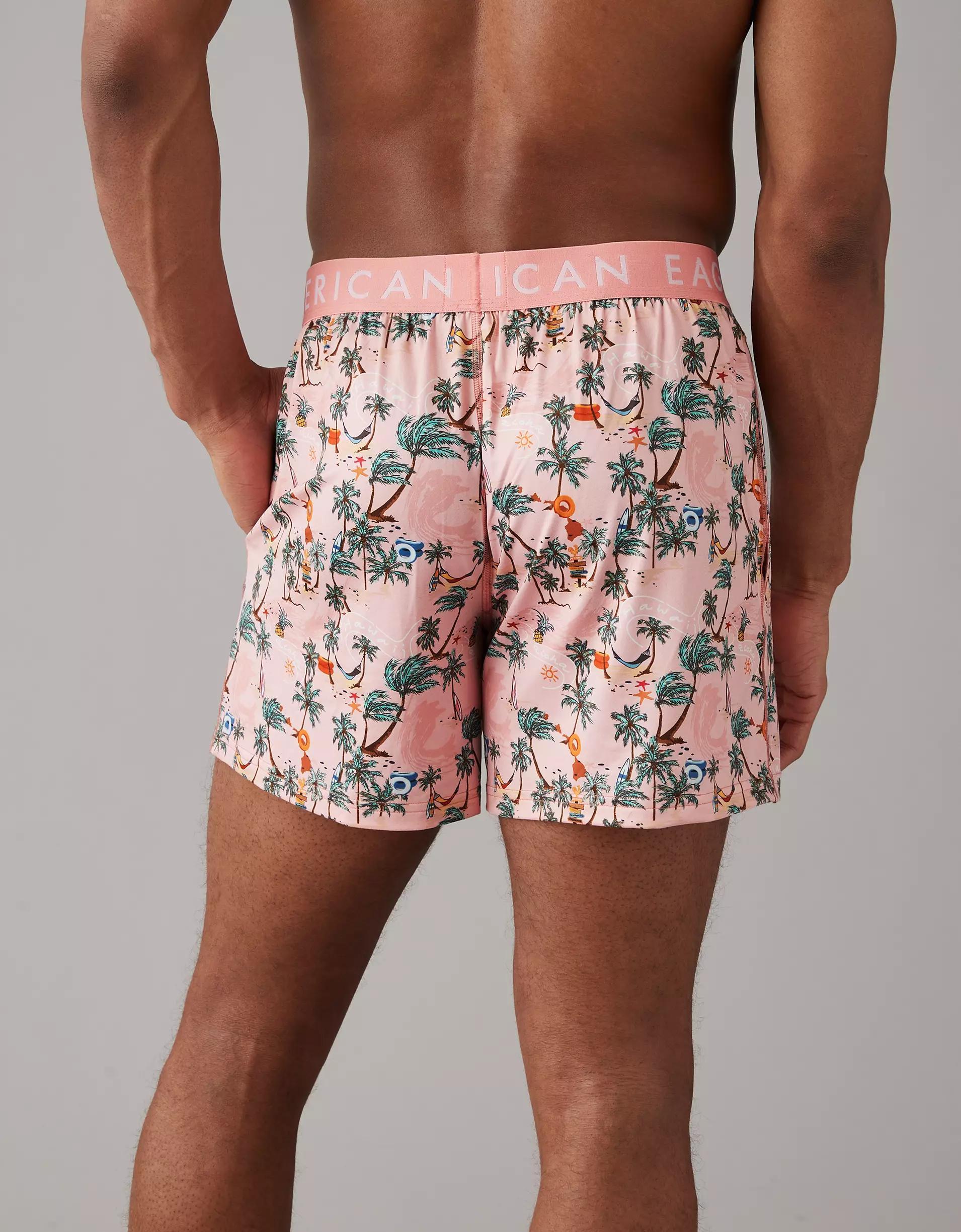 AEO Men's Cheetah Ultra Soft Pocket Boxer Short Product Image
