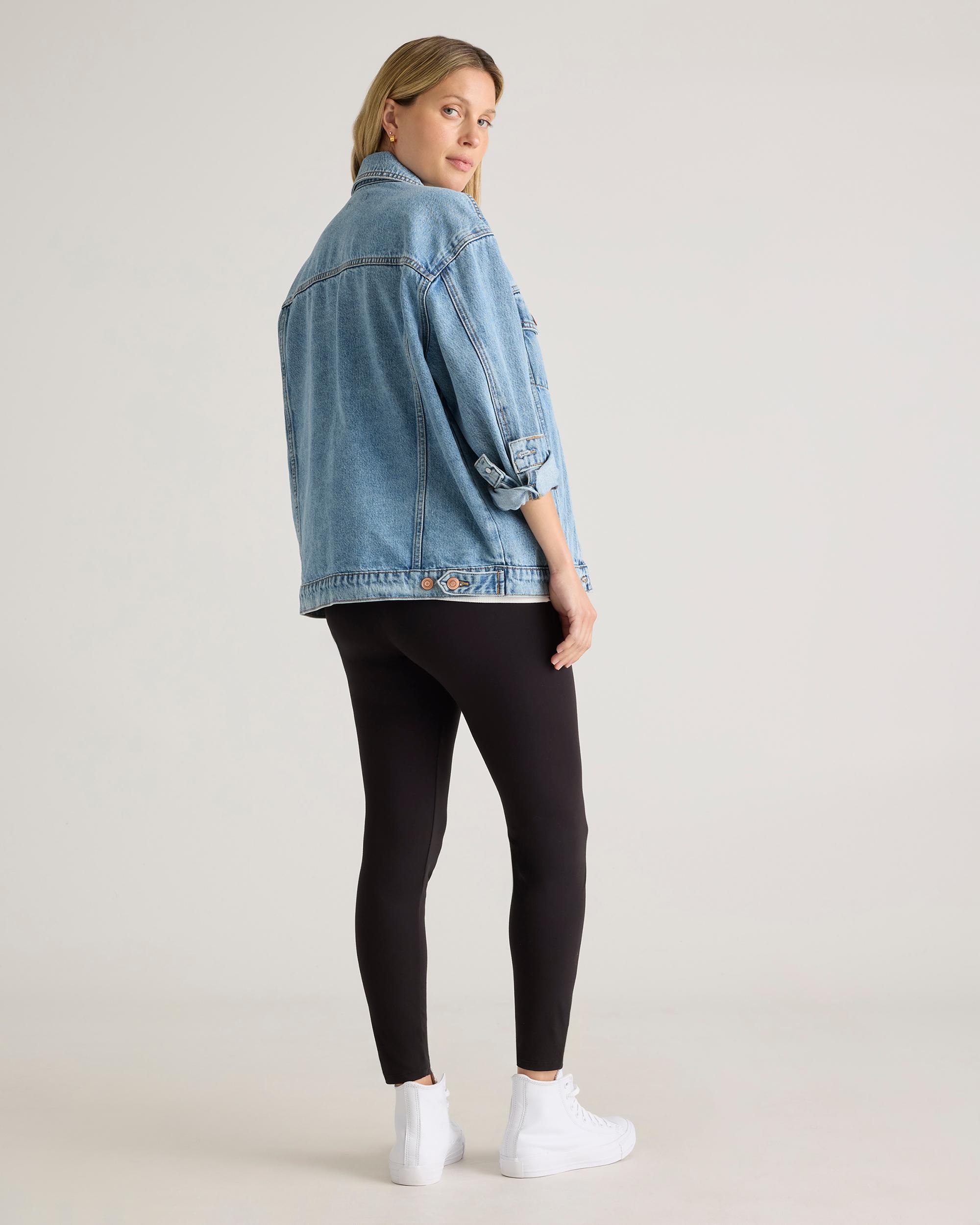 Quince | Women's Bamboo Jersey Maternity Legging Product Image