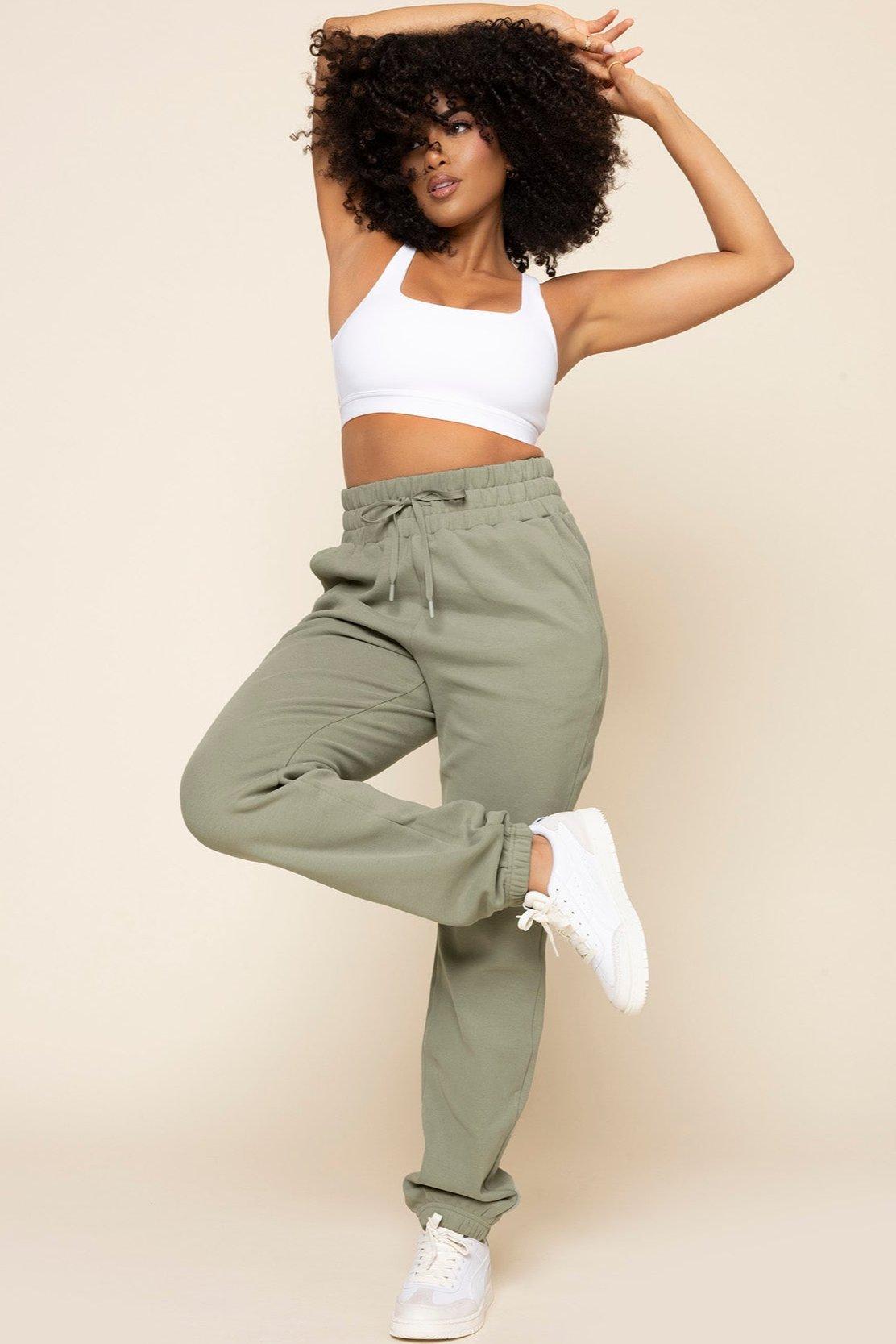 Ooey Gooey Sweatpant - Light Sage Product Image