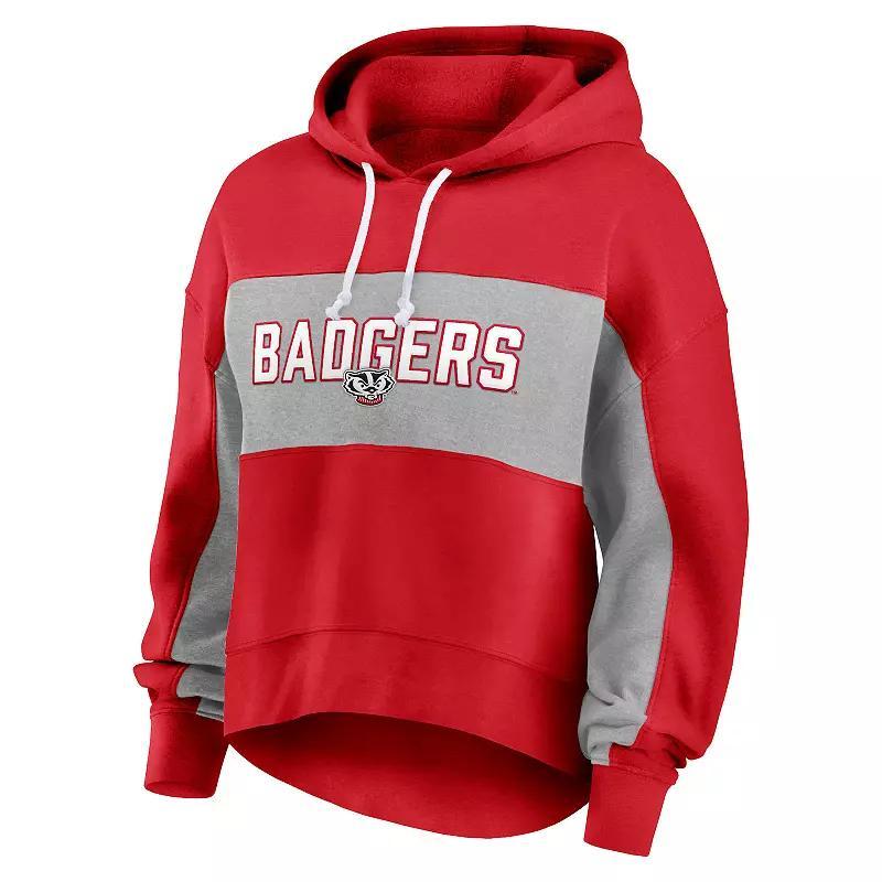 Women's Fanatics Branded Green Oakland Athletics Filled Stat Sheet Pullover Hoodie, Size: Small Product Image