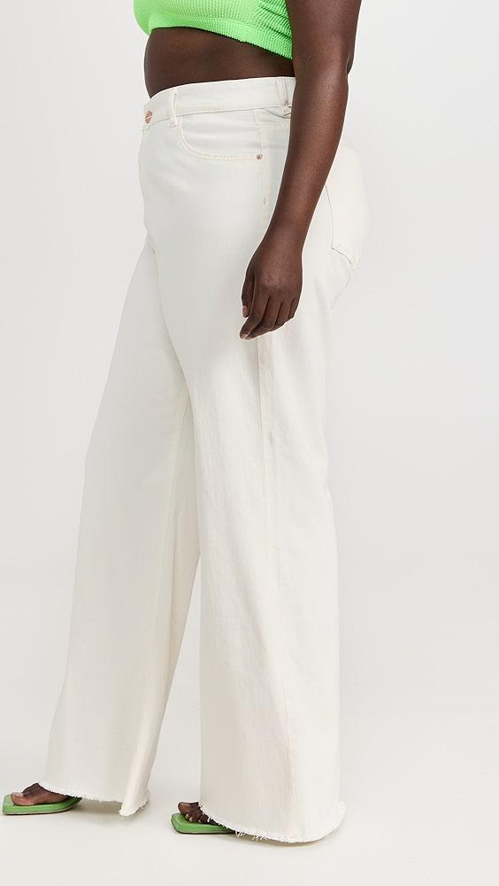 DL1961 Hepburn Wide Leg High Rise Jeans | Shopbop Product Image