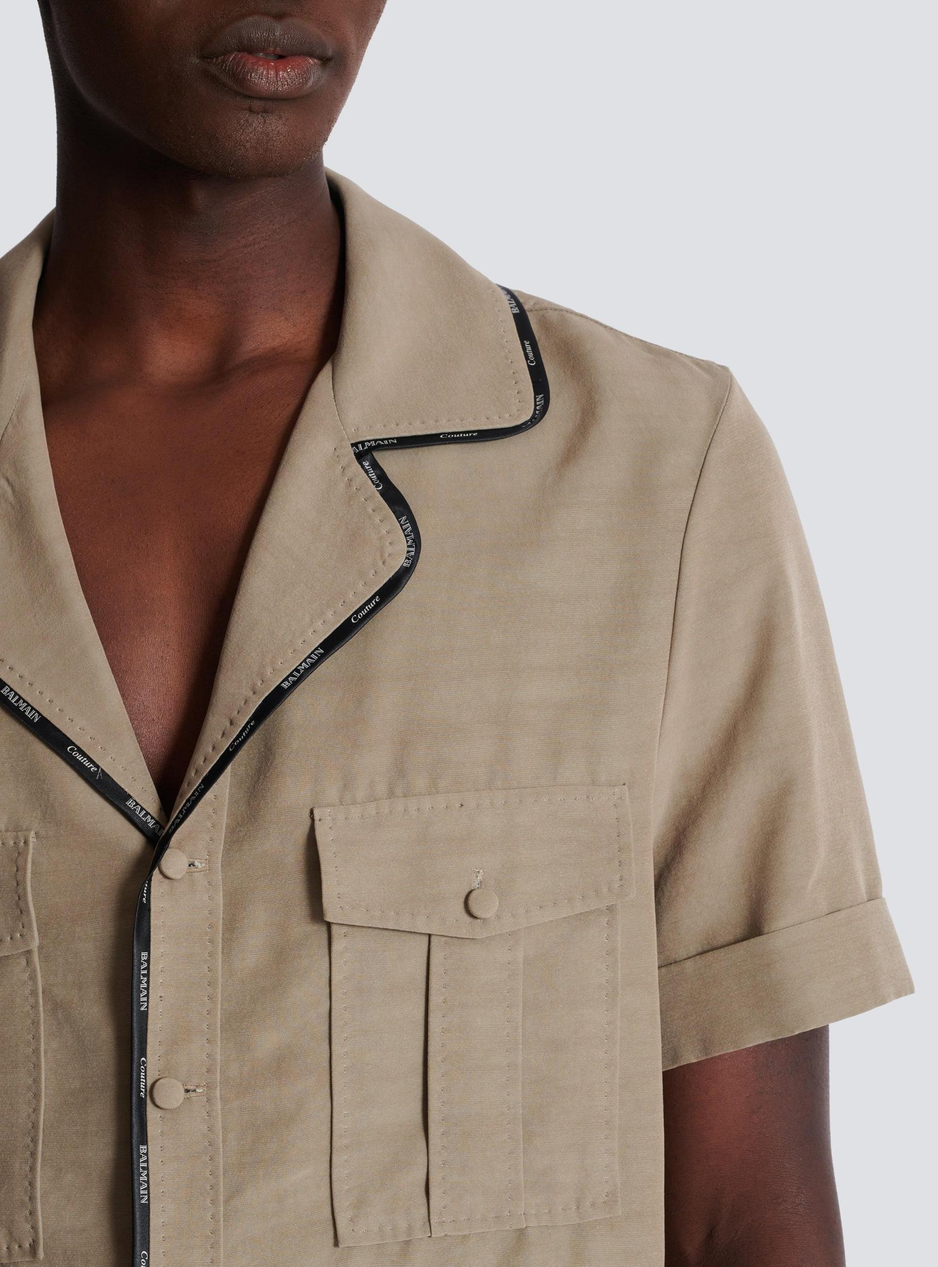 Cupro pyjama shirt with pockets Product Image