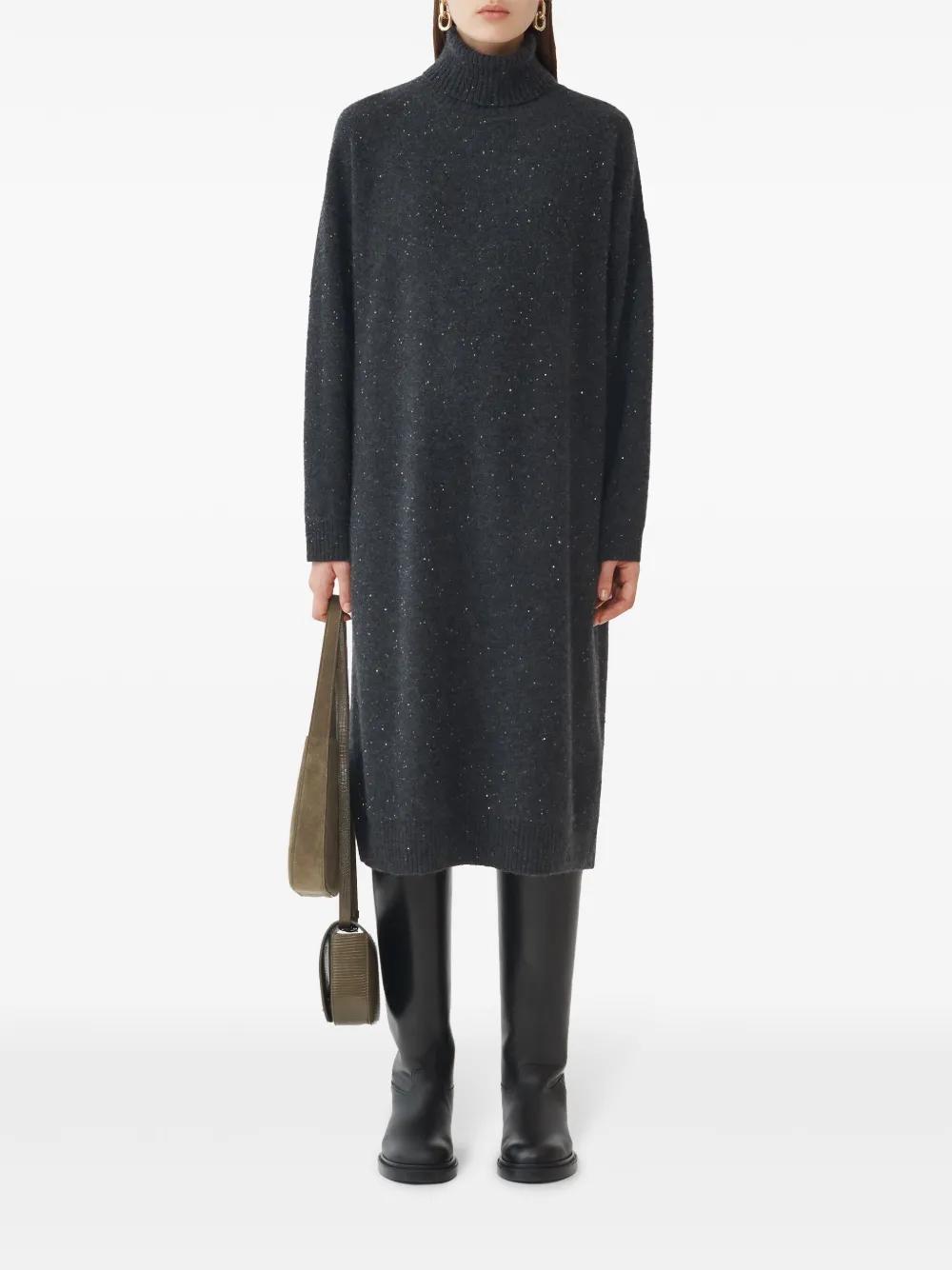 FABIANA FILIPPI Sequinned Dress In Grey Product Image