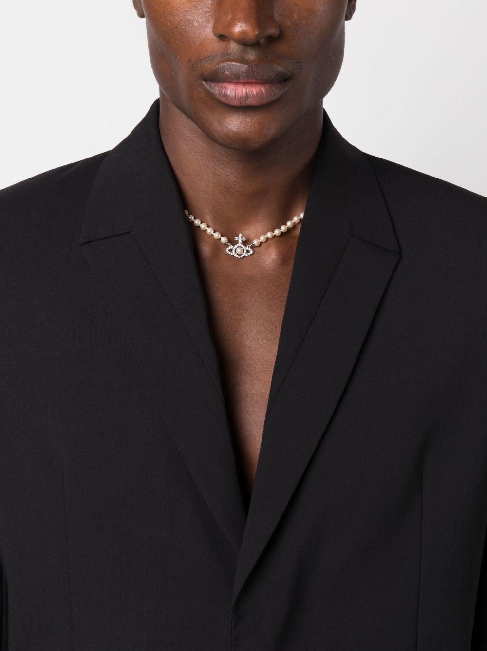 Mini Bas Relief pearl necklace Product Image