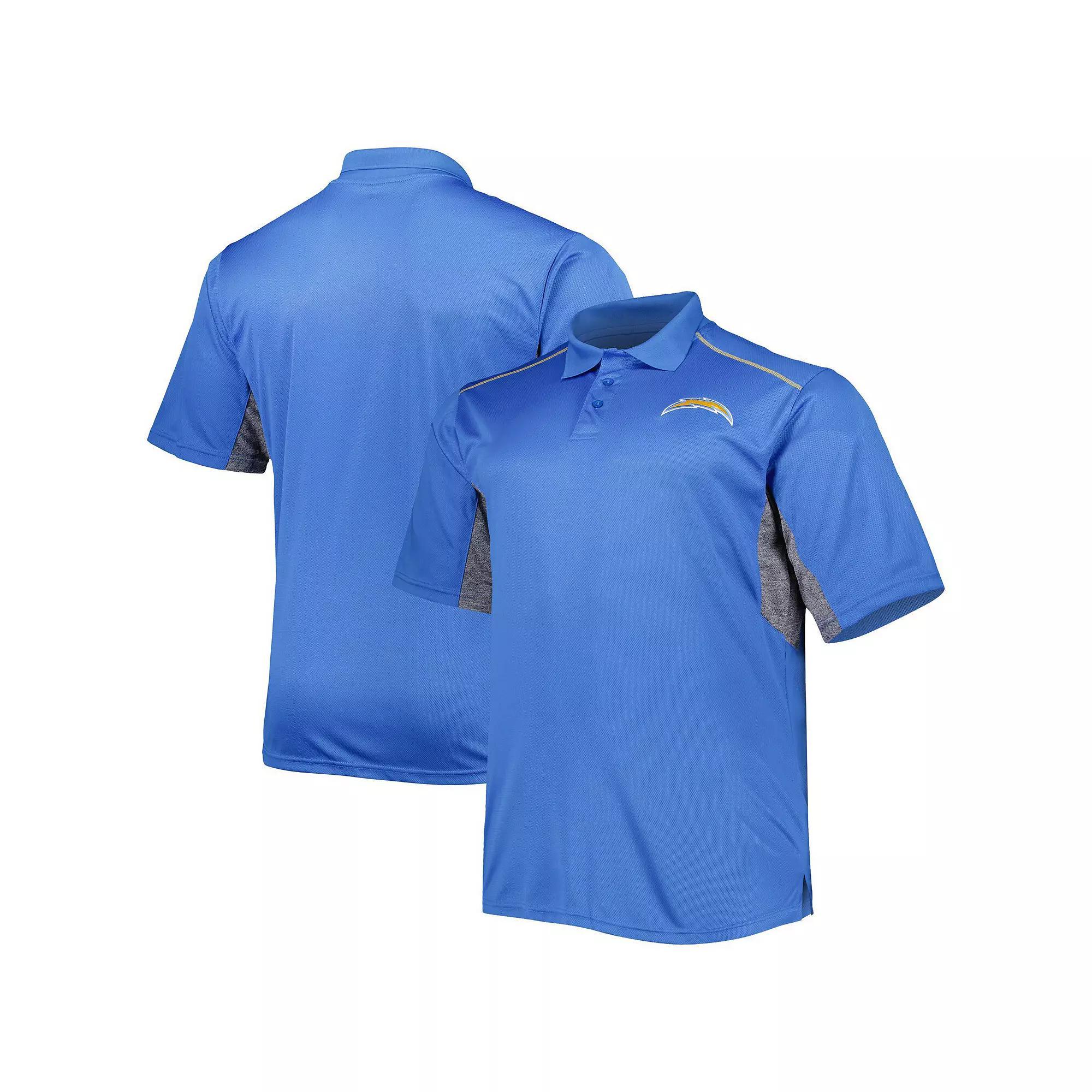 Men's Powder Blue Los Angeles Chargers Big & Tall Team Color Polo, Size: 4XB, Light Product Image