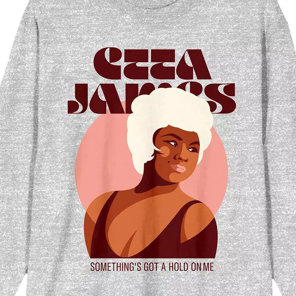Men's Etta James Something's Got A Hold On Me Graphic Tee, Size: Medium, Gray Product Image