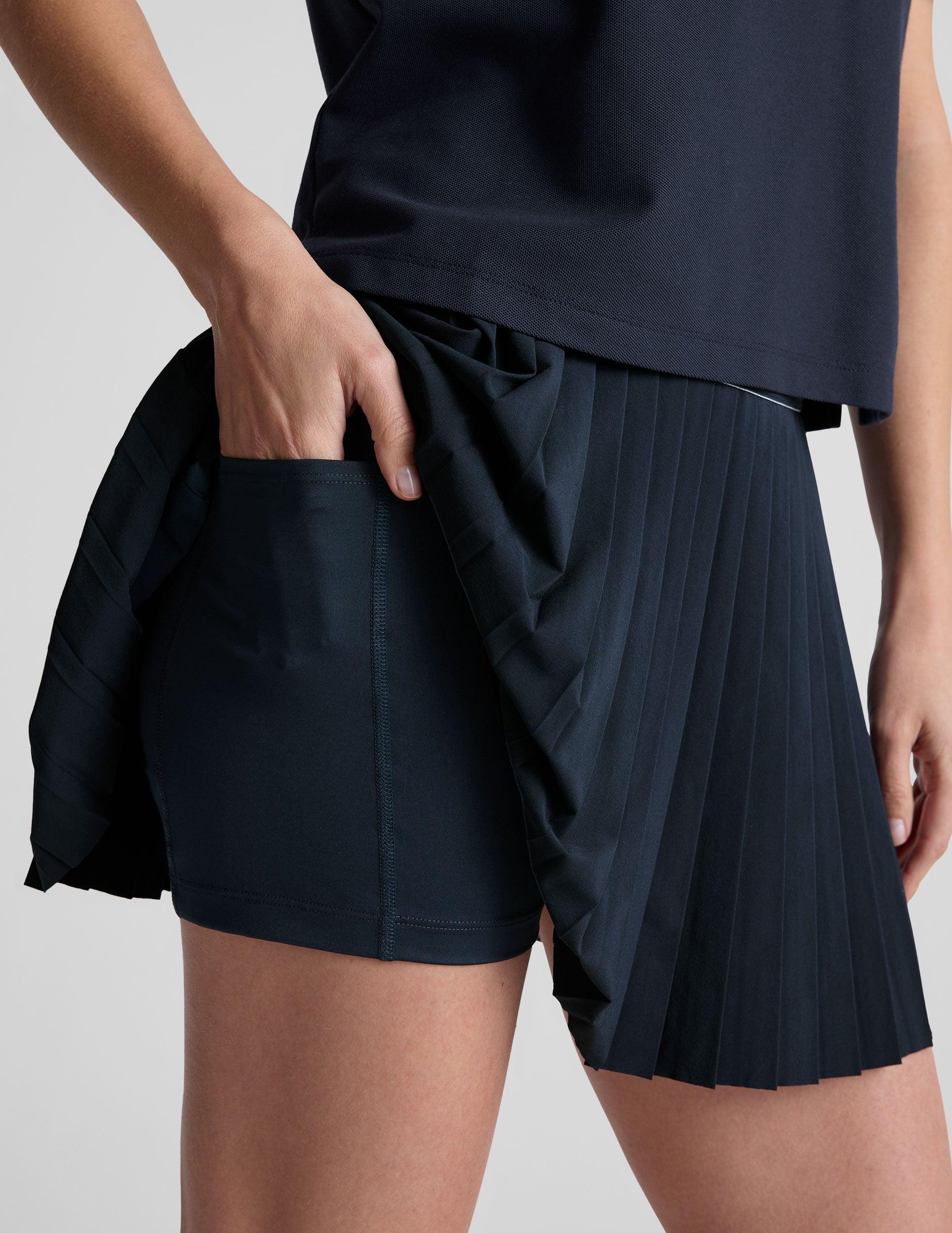 If You Pleats Tipped Elastic Mini Skirt Product Image
