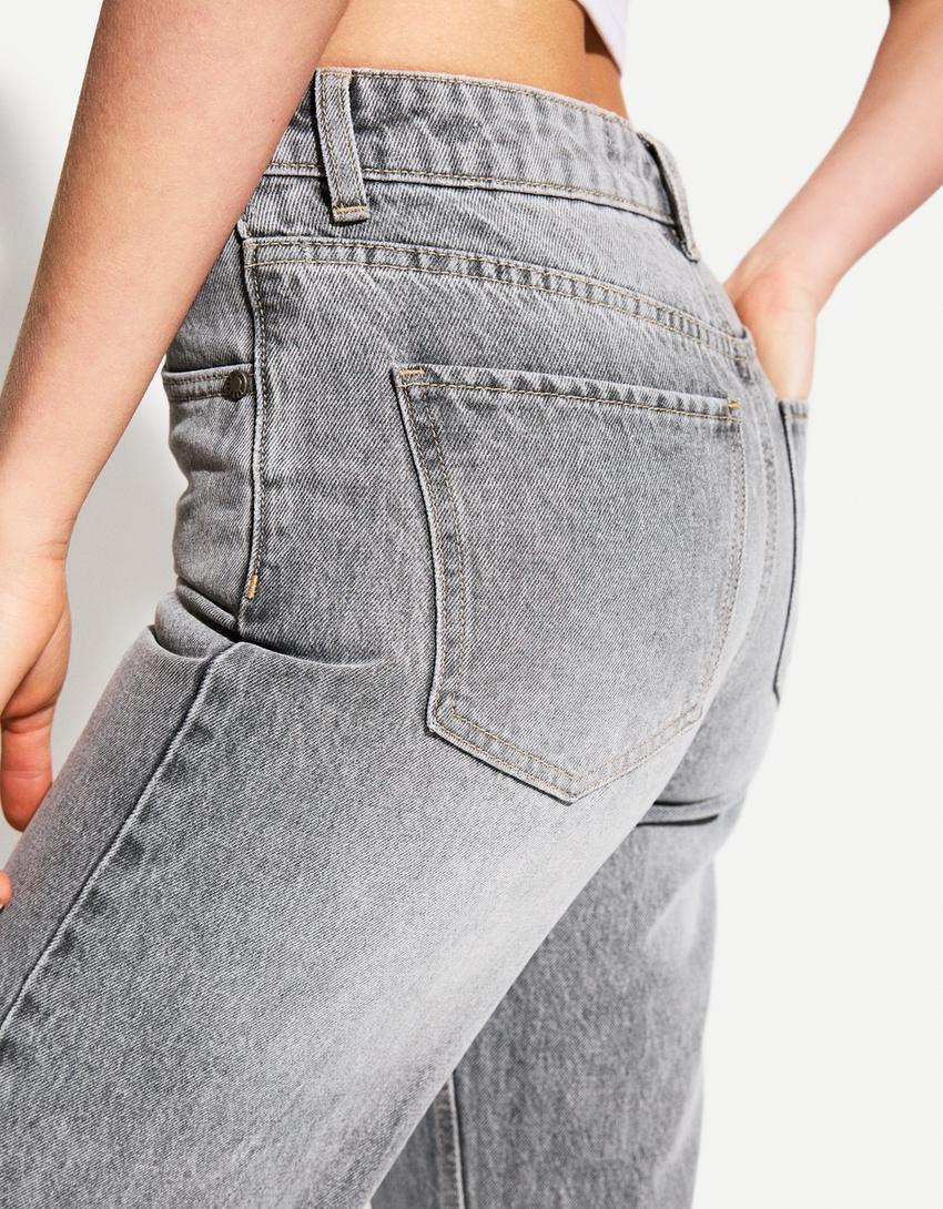 Straight wide-leg jeans Product Image