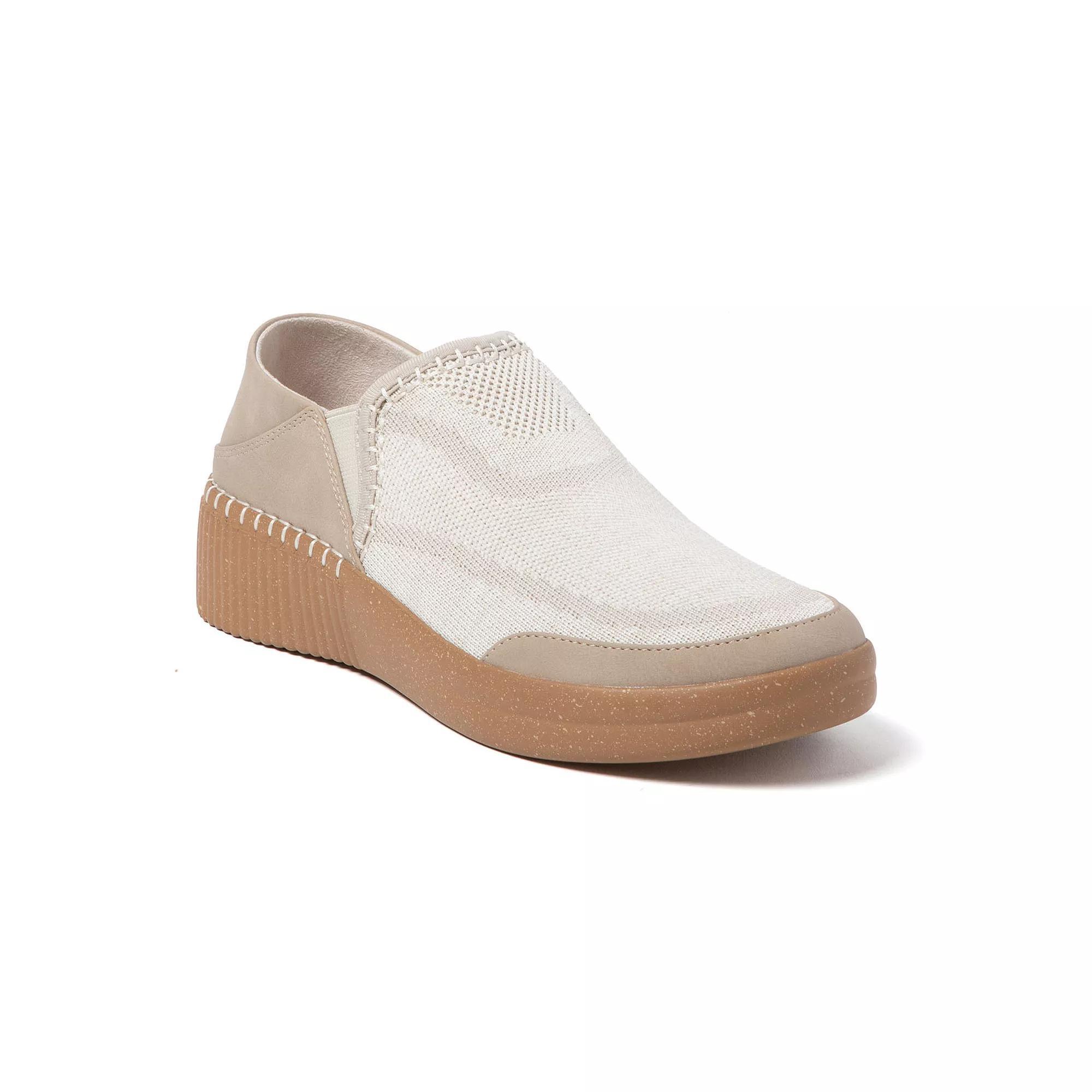 Original Comfort by Dearfoams Lee Women's Knit Twin Gore Slip-On Shoes, Size: 7 Product Image