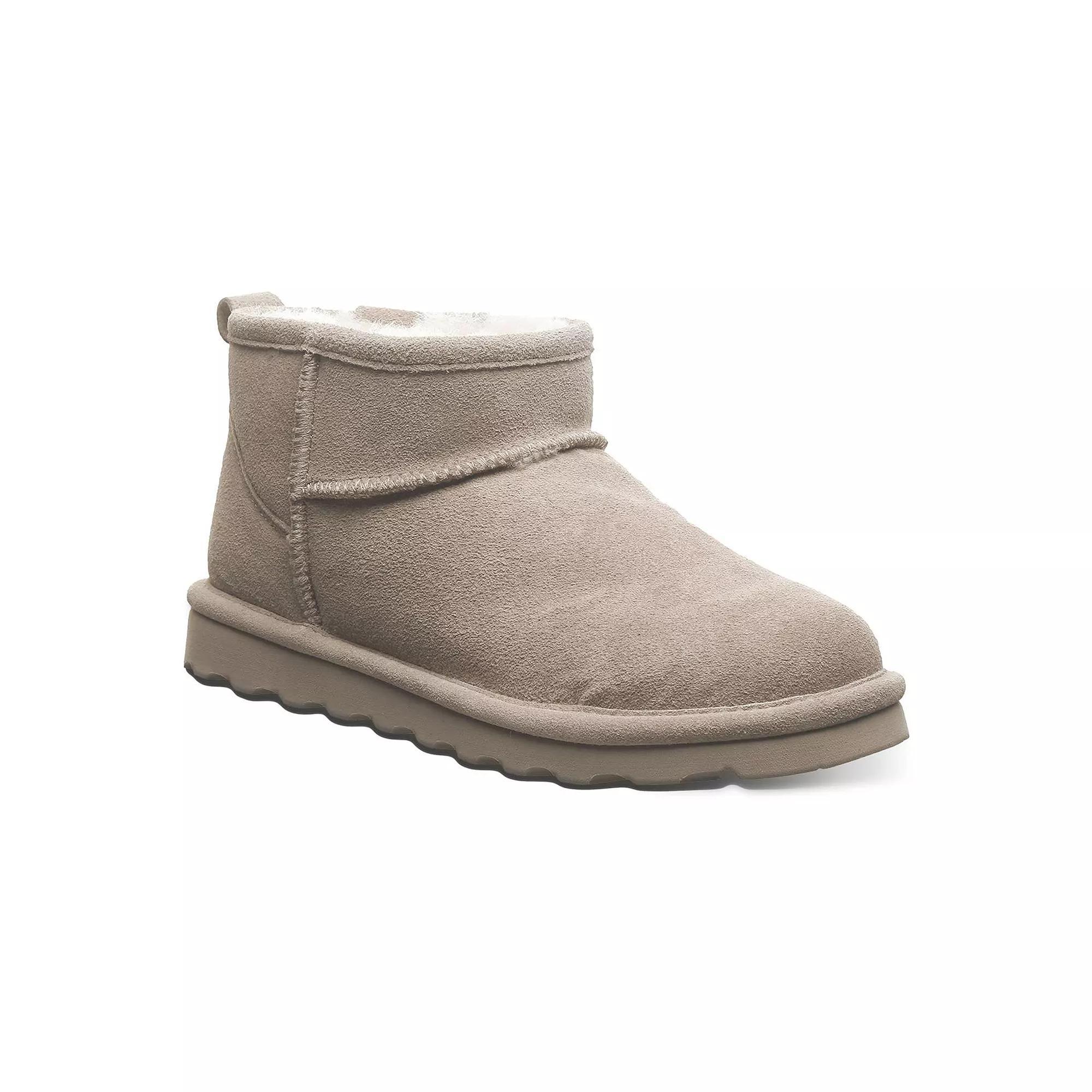 Bearpaw Shorty Women's Suede Winter Boots, Size: 12, Beige Product Image
