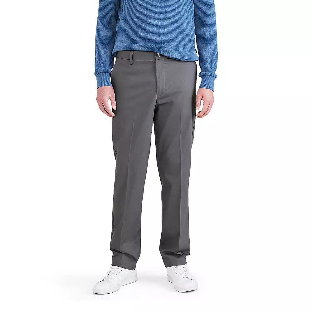 Men's Dockers® Signature Iron-Free Stain Defender Straight-Fit Khaki Pants, Size: 36X29, Burma Grey Product Image