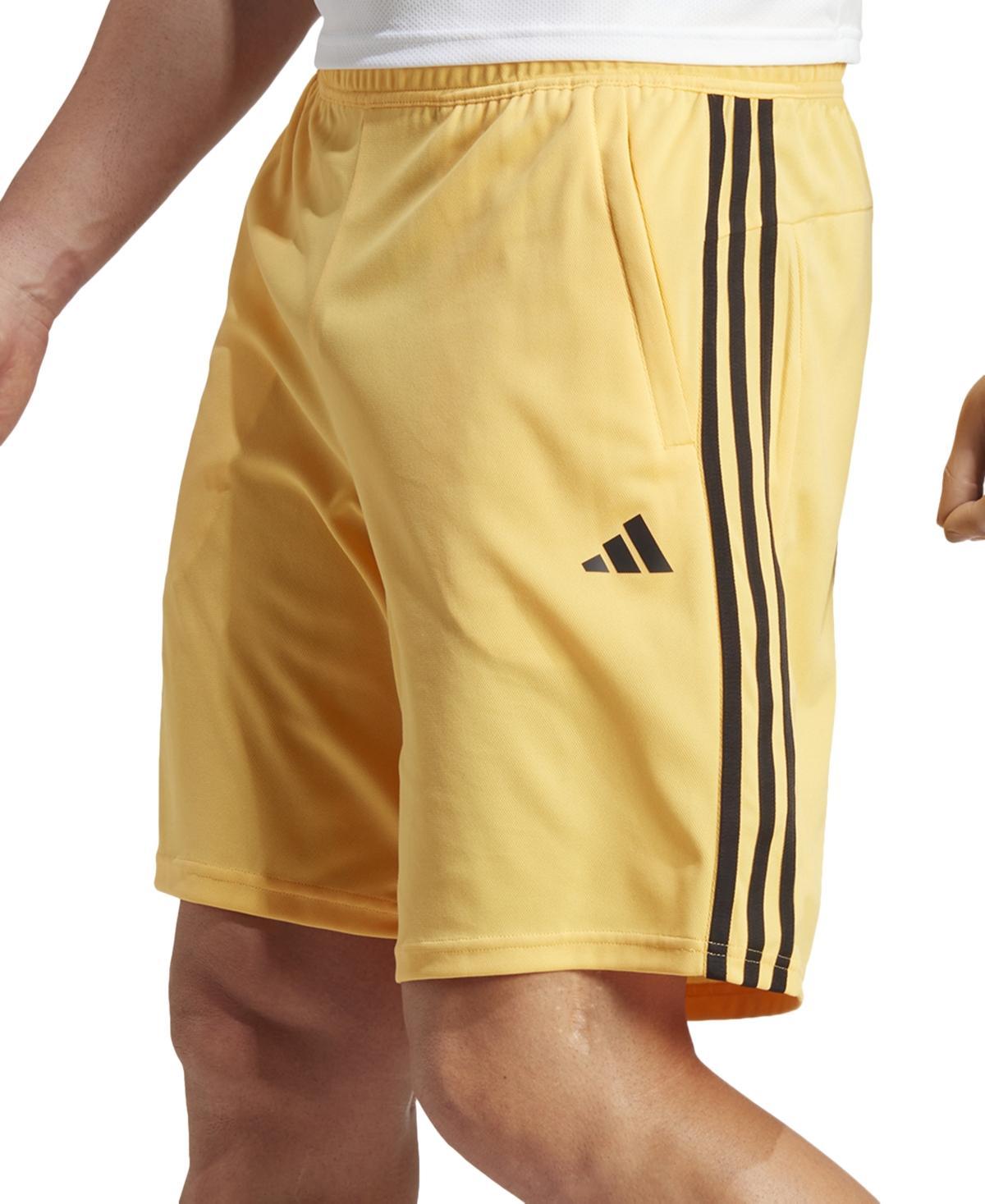 Big & Tall adidas Train Essentials Piqu 3-Stripes Training Shorts, Mens Product Image