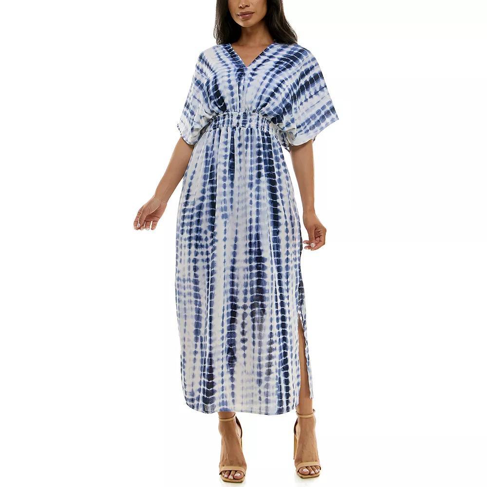 Women's Nina Leonard Goddesss Drape Maxi Dress, Size: Medium, Deep Product Image