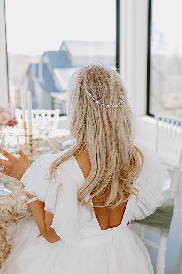Heart's Desire Rhinestone Hair Piece Product Image